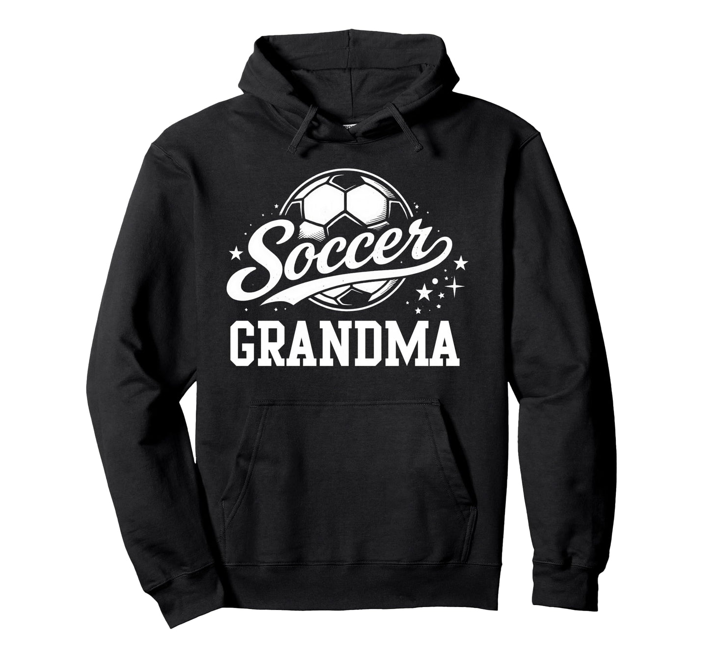 Soccer Grandma Soccer Ball Hoodie - Unique Graphic Unisex - T-Shirt, Sweatshirt, Hoodie