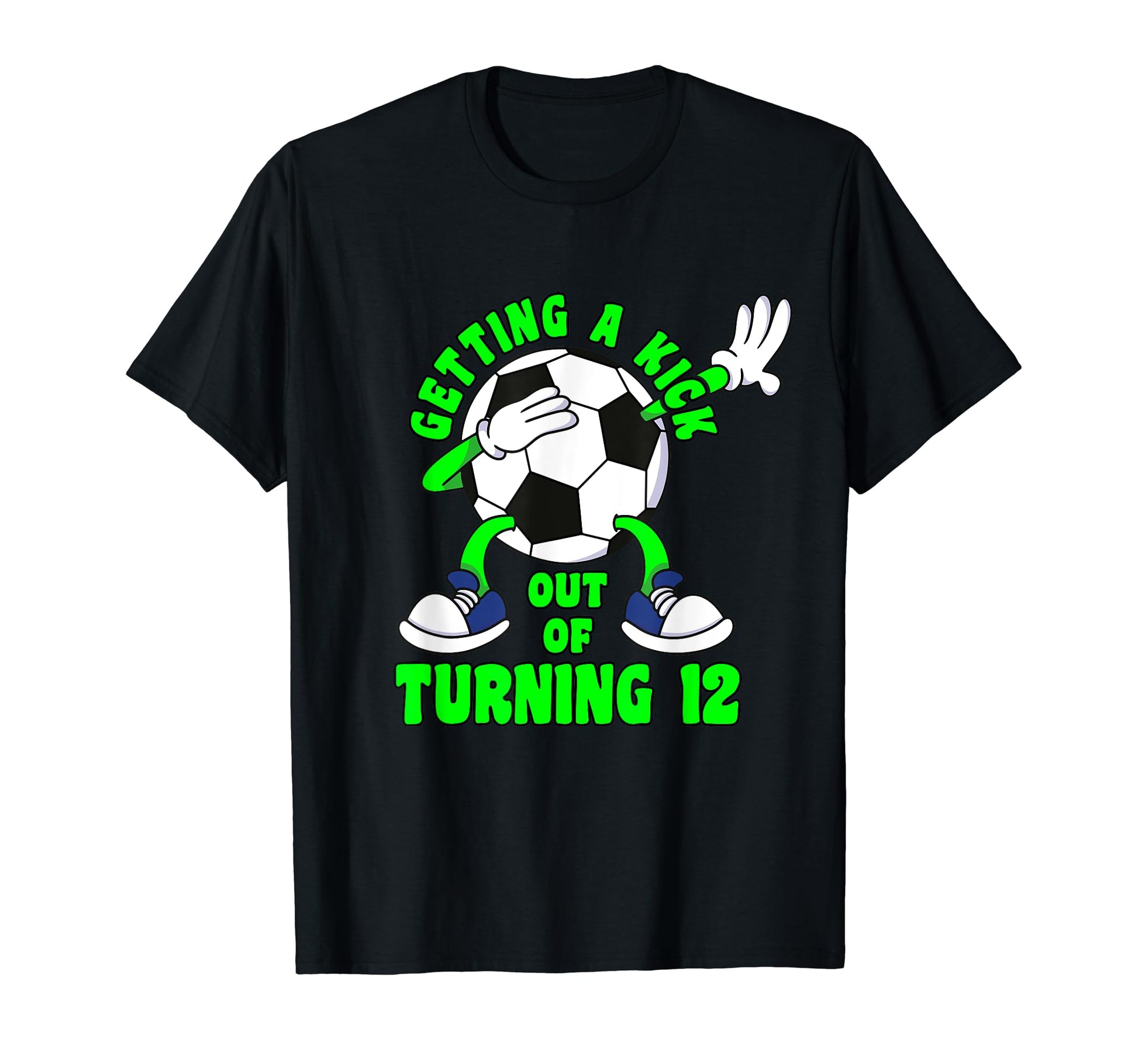 12 Year Old Happy 12Th Birthday Soccer T-Shirt - Trendy Graphic Men Women - T-Shirt, Sweatshirt, Hoodie