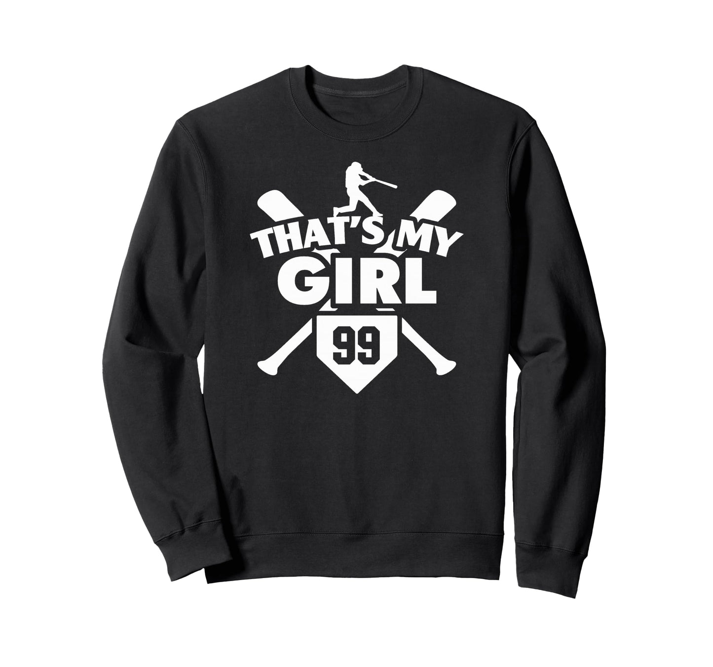 Softball Mom Dad Thats My 99 Sweatshirt - Trendy Graphic Men Women - T-Shirt, Sweatshirt, Hoodie