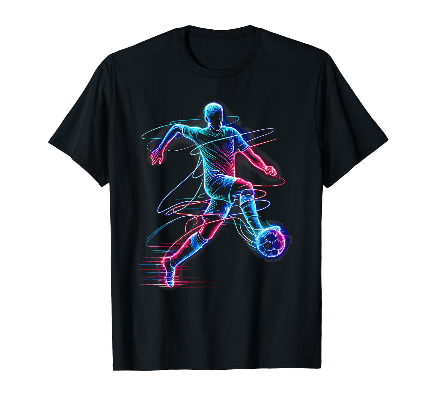Soccer Sport Player Football T-Shirt - Minimalist Print Men Women - T-Shirt, Sweatshirt, Hoodie