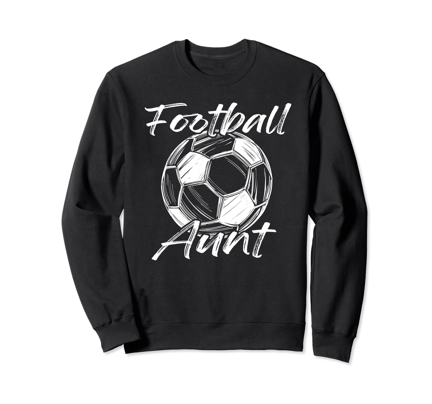 Football Aunt Family Matching Sweatshirt - Aesthetic Graphic for Adults - T-Shirt, Sweatshirt, Hoodie