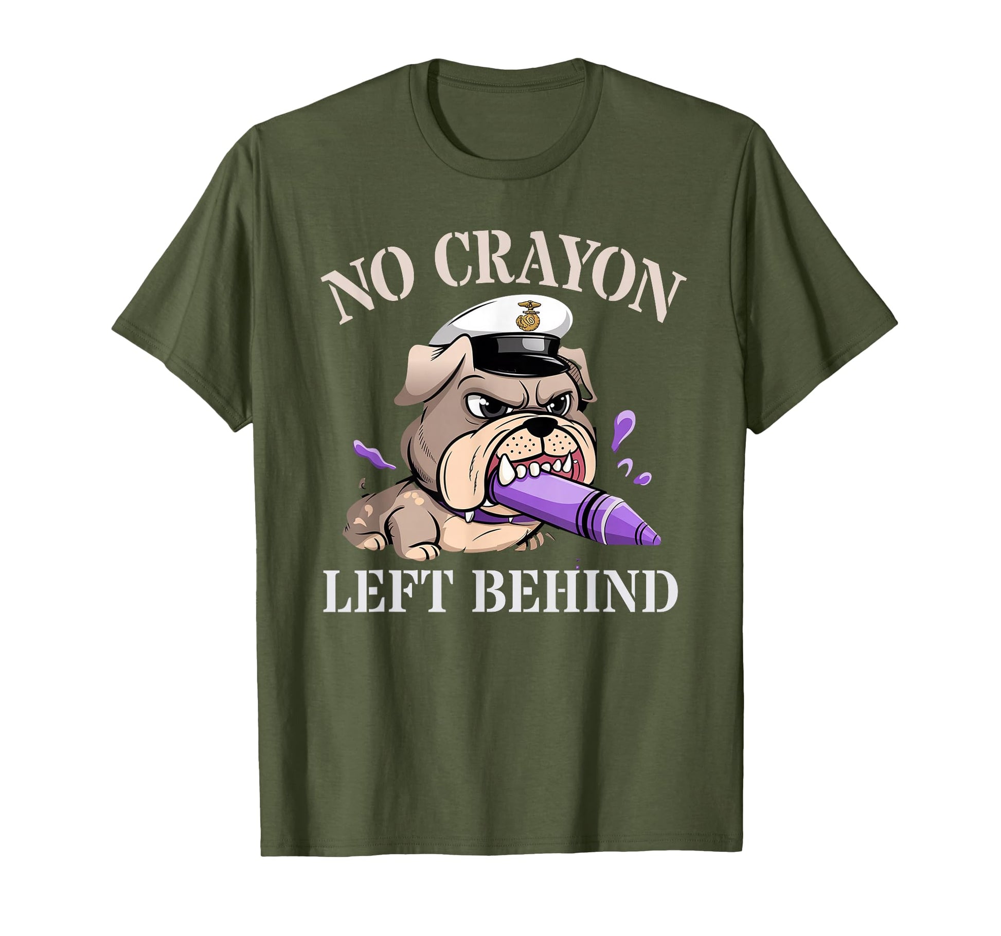 No Crayon Left Behind Corps Squad T-Shirt - Fun Novelty Design Unisex - T-Shirt, Sweatshirt, Hoodie