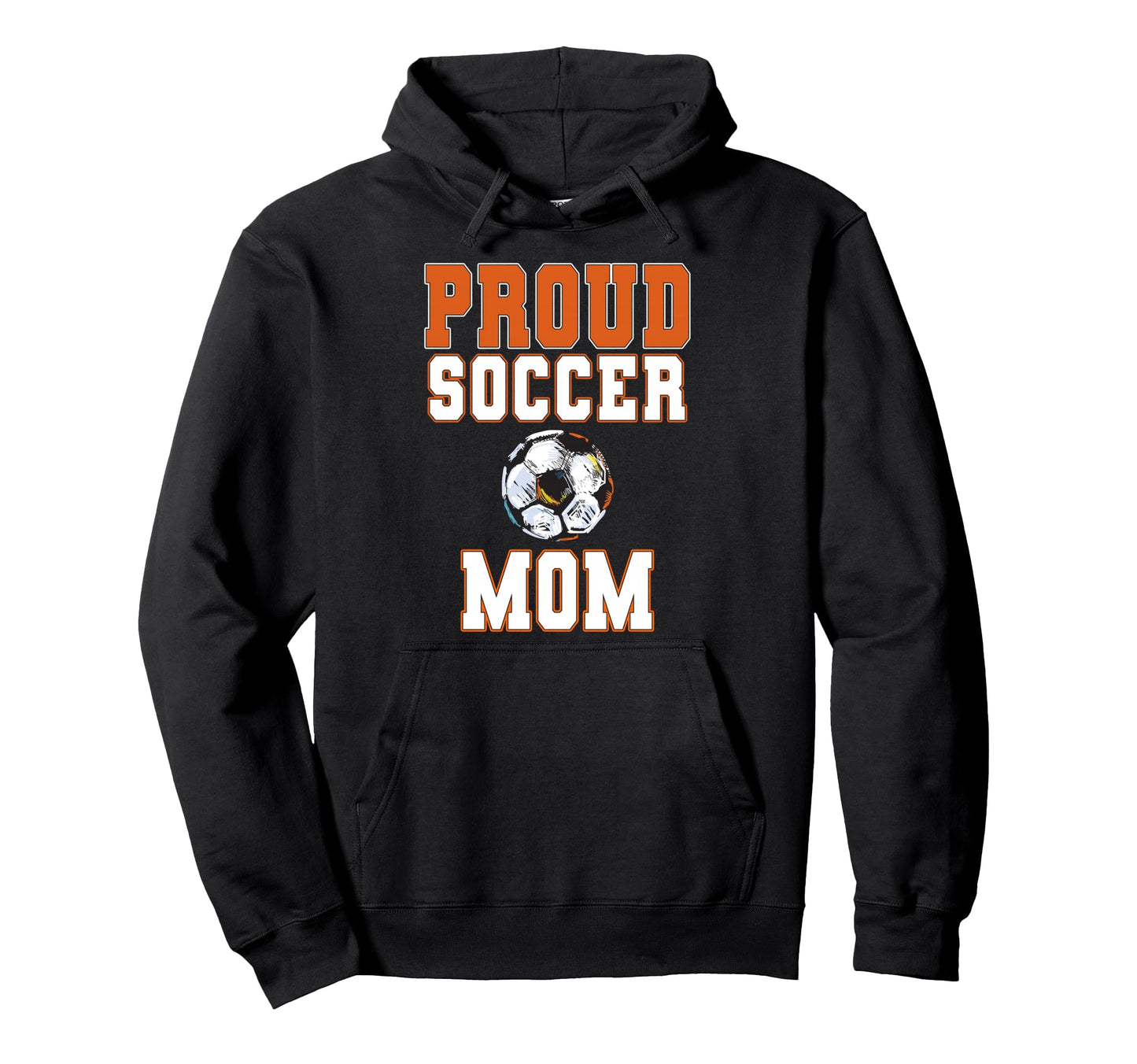 Proud Soccer Mom Game Day Sports Parent Hoodie - Minimalist Print Unisex - T-Shirt, Sweatshirt, Hoodie