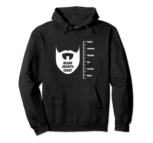 Bearded Guy Funny Beard Lover Mustache I Hoodie - Novelty Apparel Unisex - T-Shirt, Sweatshirt, Hoodie