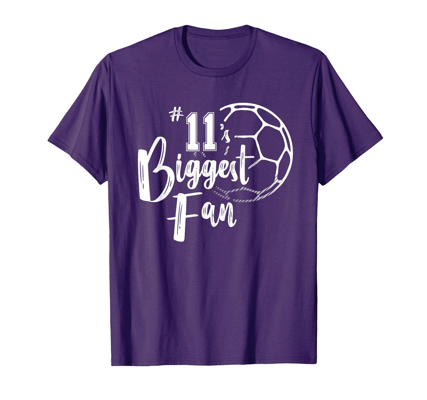 Number 11S Biggest Fan Soccer Player Mom T-Shirt - Custom Art Print Unisex - T-Shirt, Sweatshirt, Hoodie
