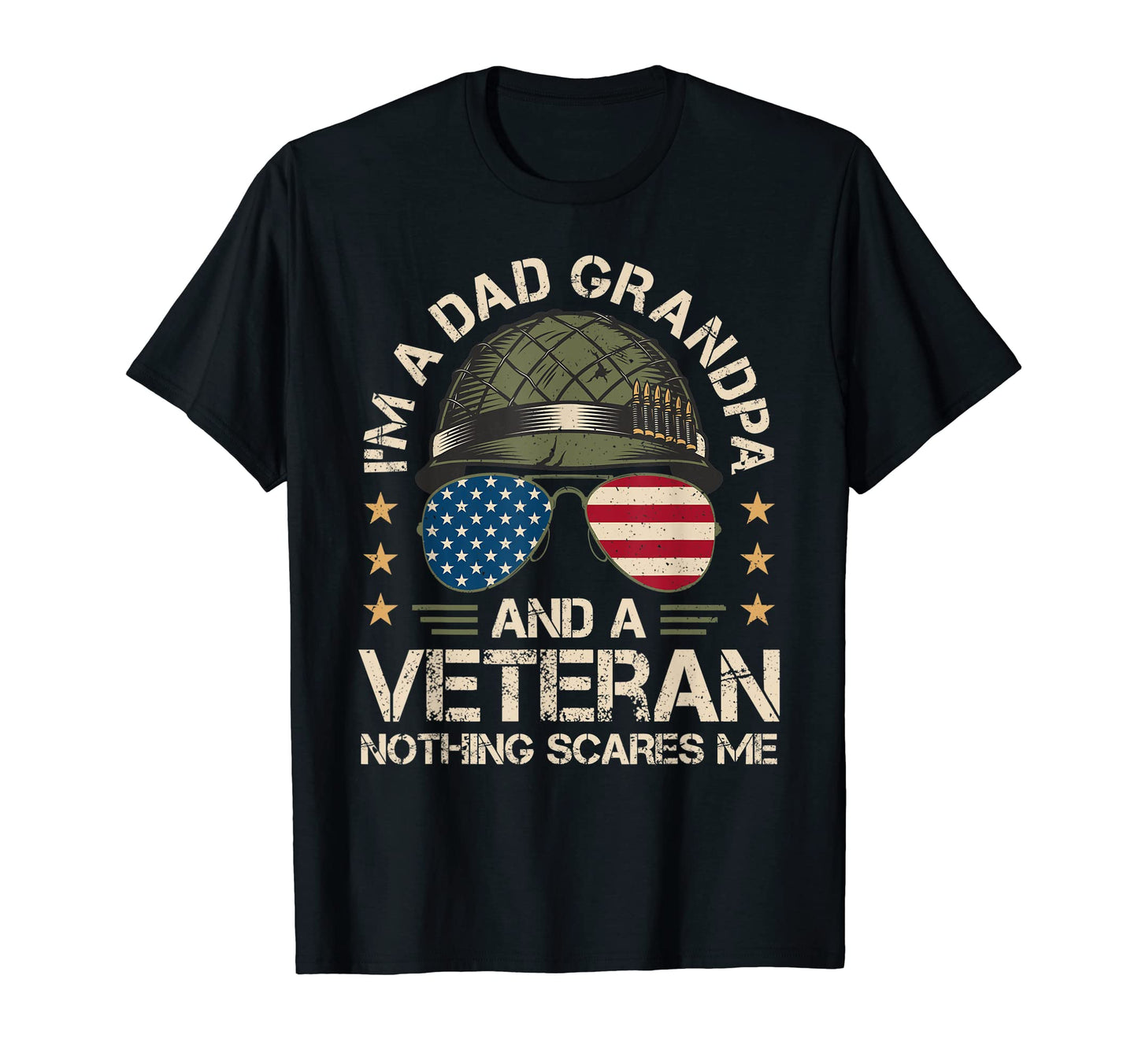 Mens Grandpa Veteran Fathers Day Im Dad T-Shirt - Unique Graphic Men Women - T-Shirt, Sweatshirt, Hoodie