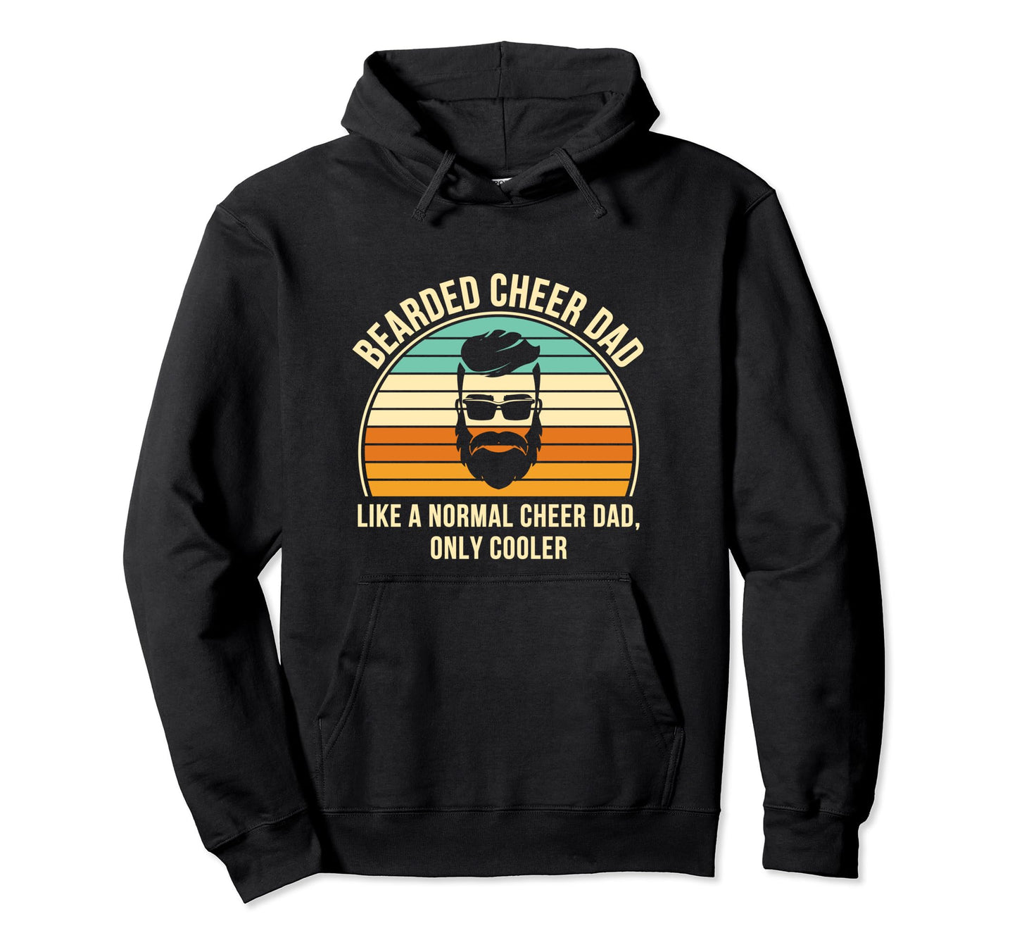 Cheer Dad Bearded Definition Hoodie - Aesthetic Graphic Unisex - T-Shirt, Sweatshirt, Hoodie