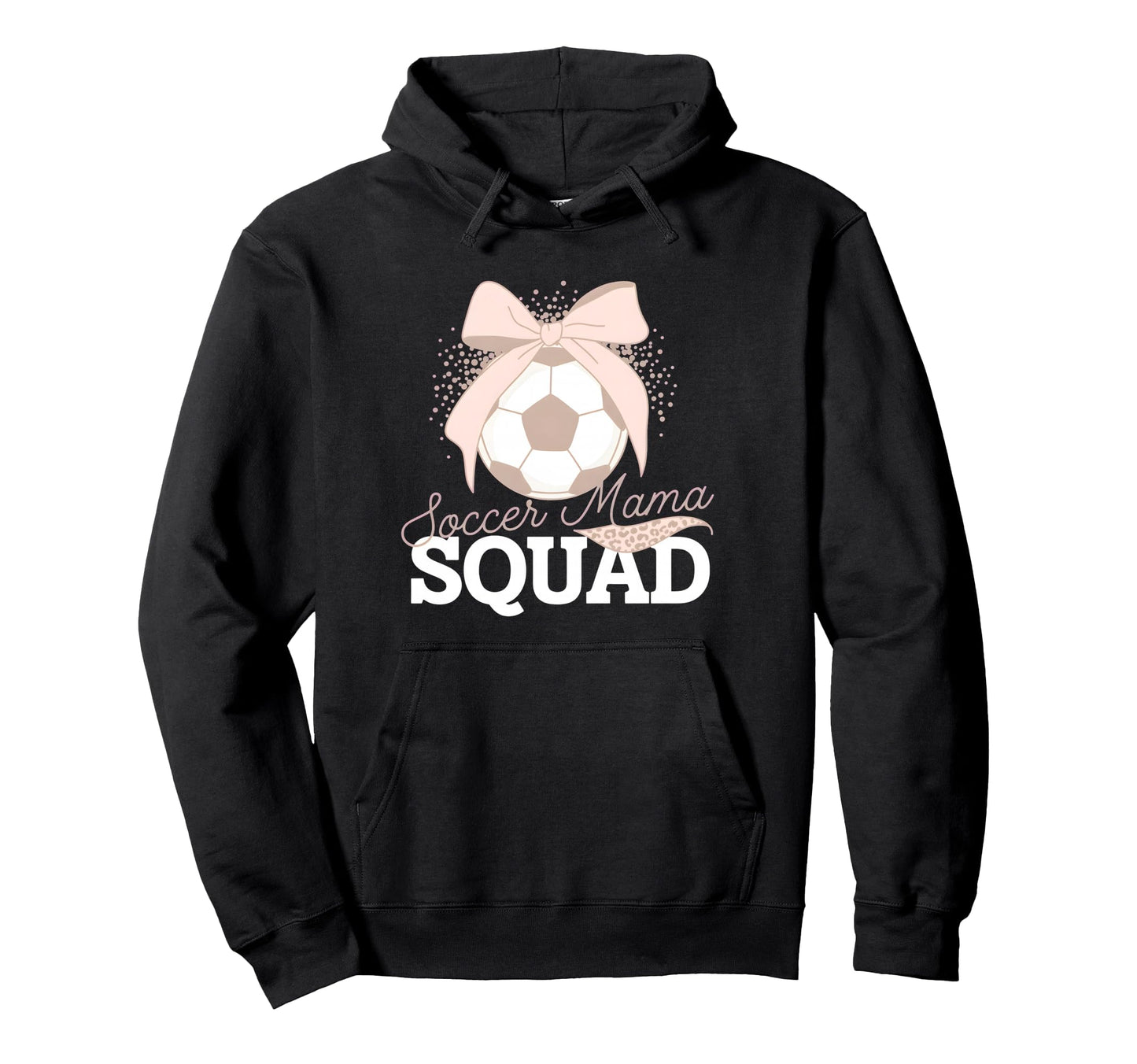 Soccer Mama Squad Coquette Sideline Hoodie - Minimalist Print Unisex - T-Shirt, Sweatshirt, Hoodie