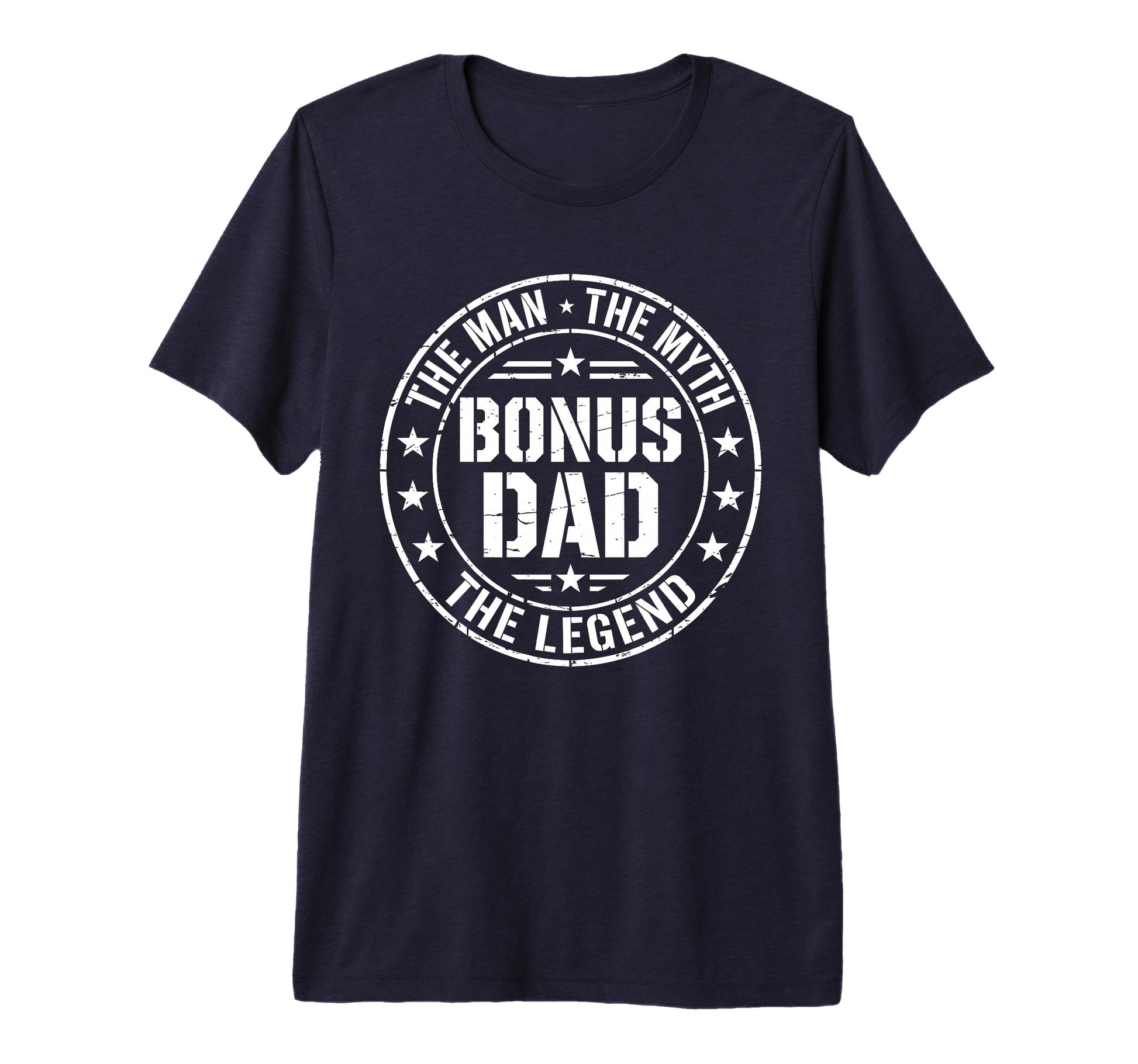 Mens Bonus Dad Myth Legend Fathers T-Shirt - Streetwear Style for Adults - T-Shirt, Sweatshirt, Hoodie