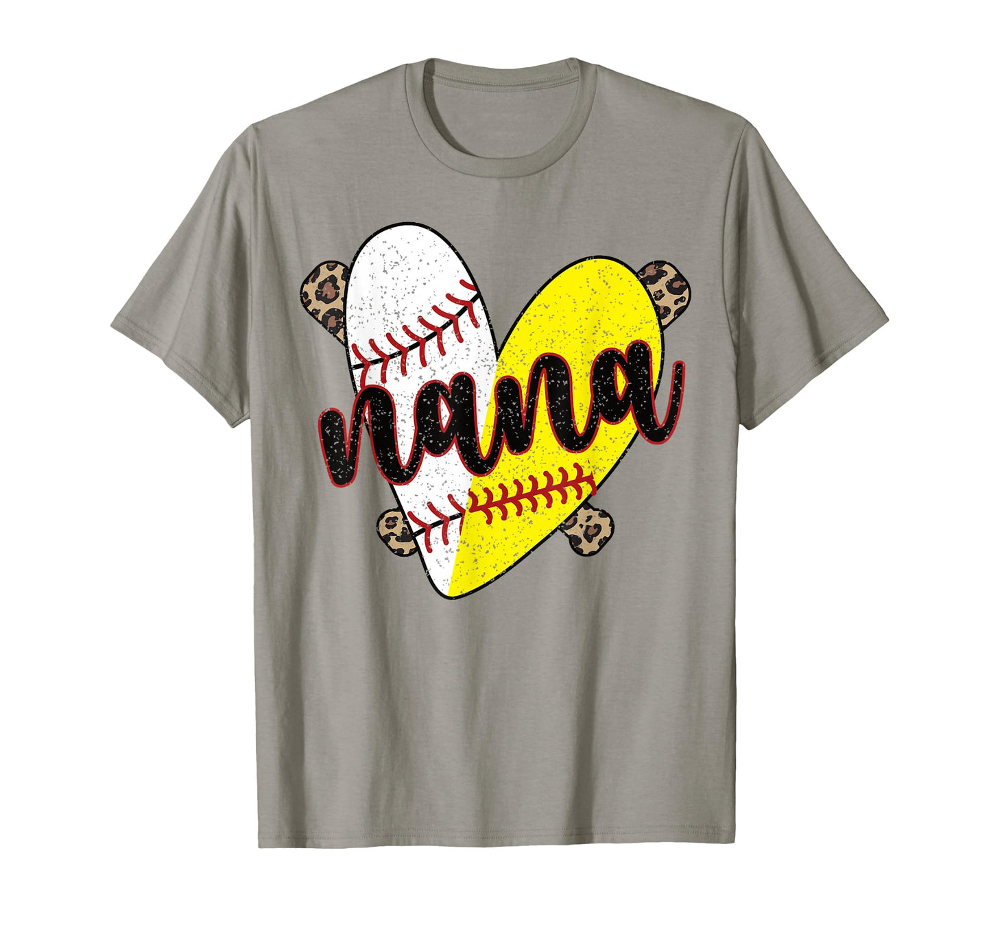 Proud Baseball Softball Nana Grandma T-Shirt - Trendy Graphic Unisex - T-Shirt, Sweatshirt, Hoodie
