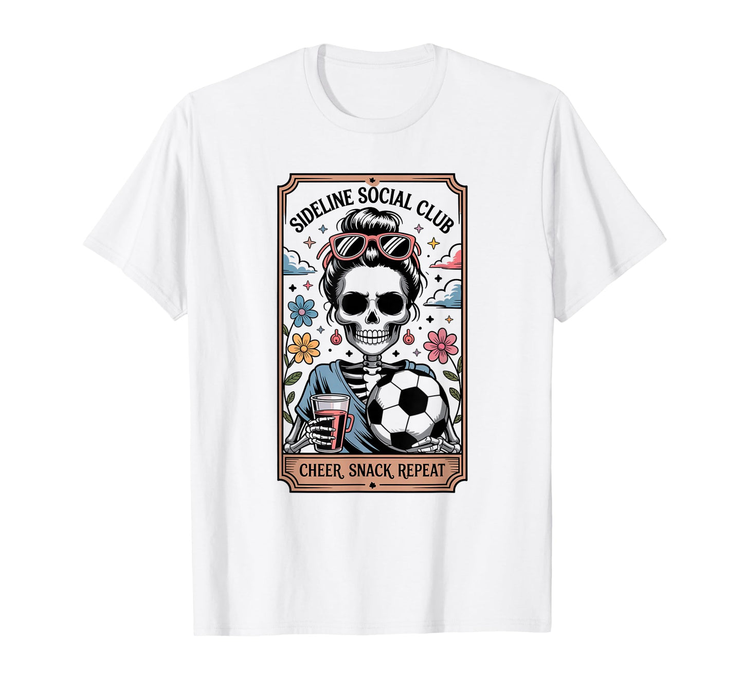 Sideline Social Club Soccer Mom Game T-Shirt - Aesthetic Graphic Unisex - T-Shirt, Sweatshirt, Hoodie
