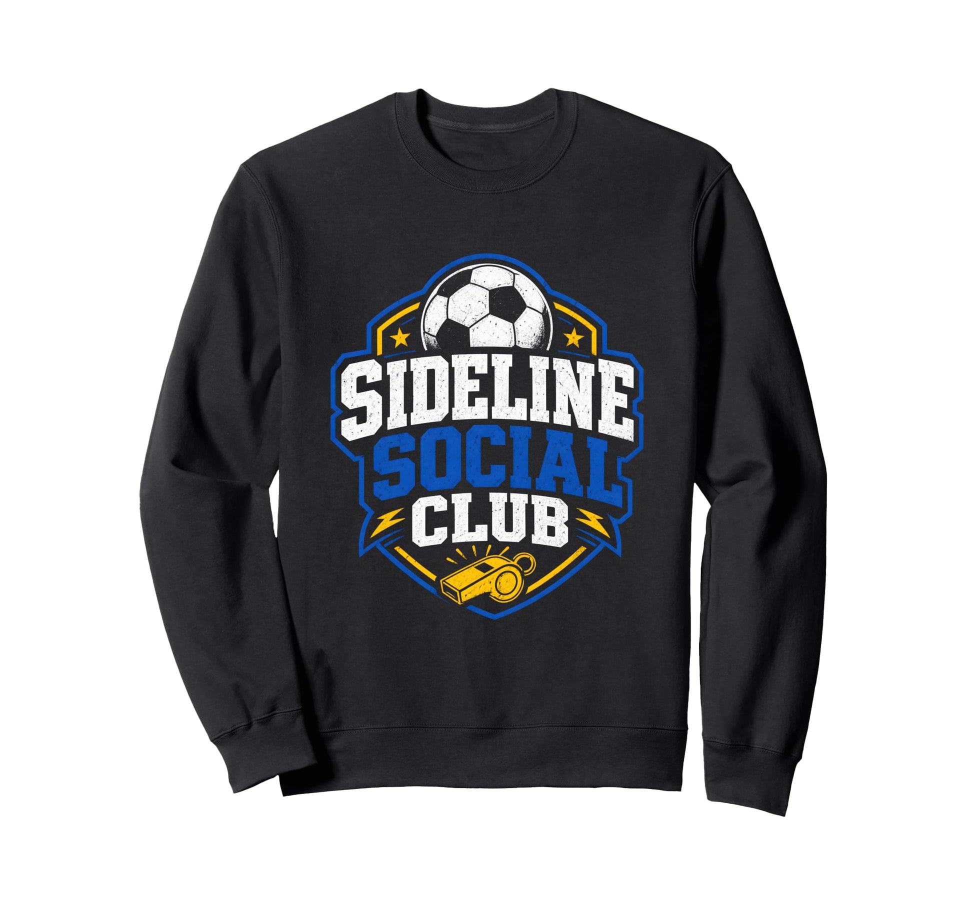 Sideline Social Club Soccer Team Sweatshirt - Minimalist Print for Adults - T-Shirt, Sweatshirt, Hoodie