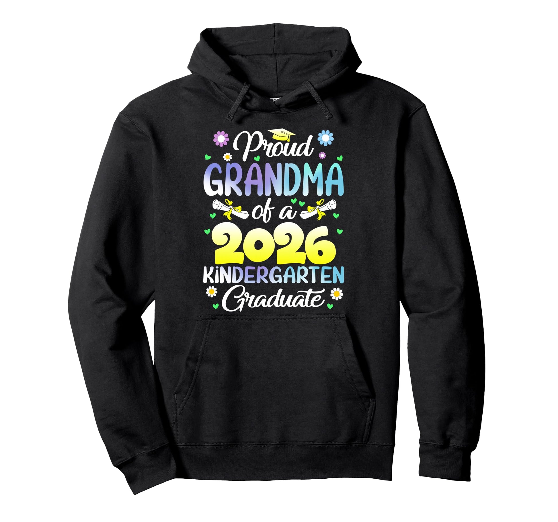 Funny Proud Grandma 2026 Hoodie - Fun Novelty Design for Adults - T-Shirt, Sweatshirt, Hoodie