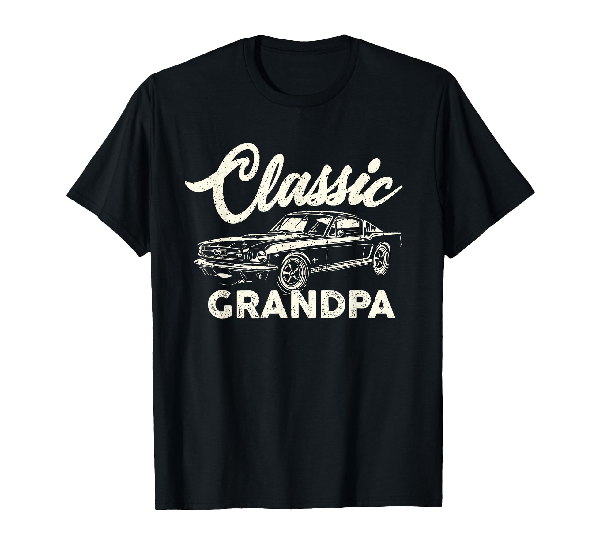 Grandpa Muscle Car Grandfather T-Shirt - Aesthetic Graphic Unisex - T-Shirt, Sweatshirt, Hoodie