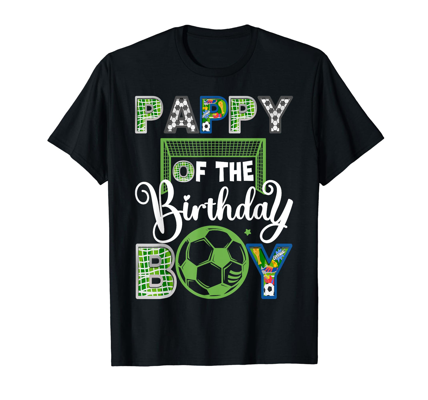Pappy Birthday Soccer Baller Birthday T-Shirt - Trendy Graphic Men Women - T-Shirt, Sweatshirt, Hoodie