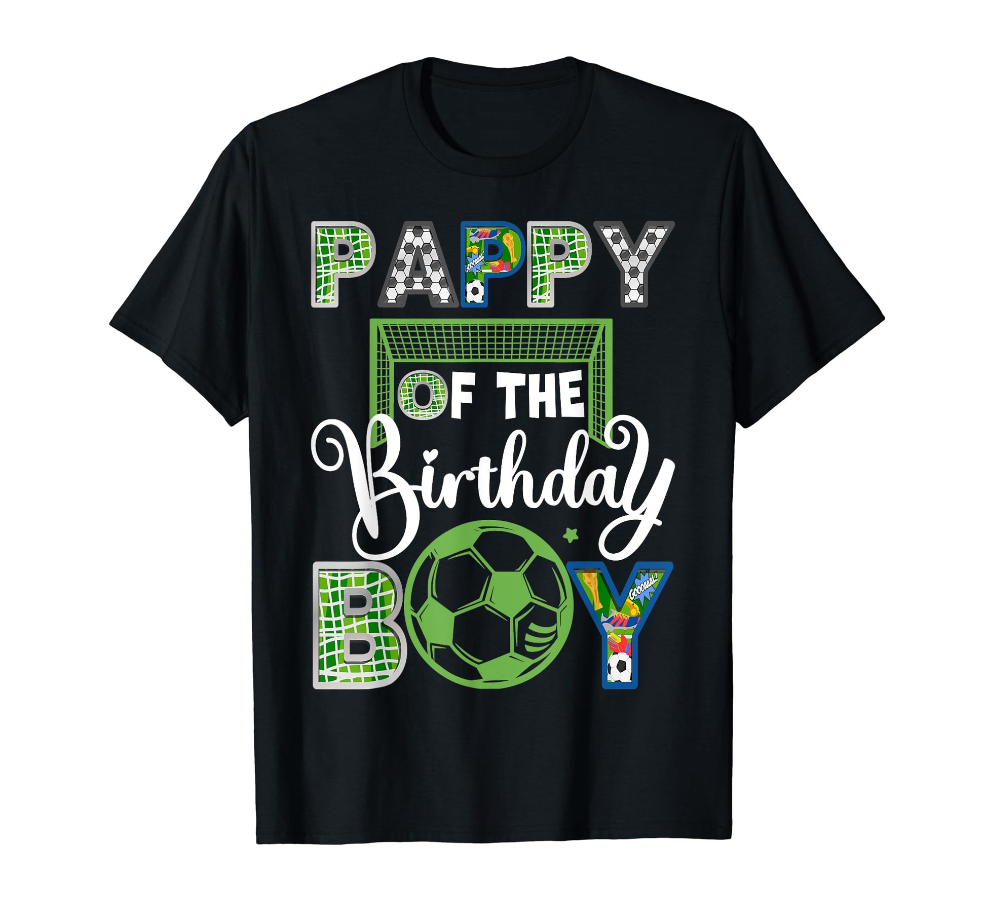 Pappy Birthday Soccer Baller Birthday T-Shirt - Trendy Graphic Men Women - T-Shirt, Sweatshirt, Hoodie