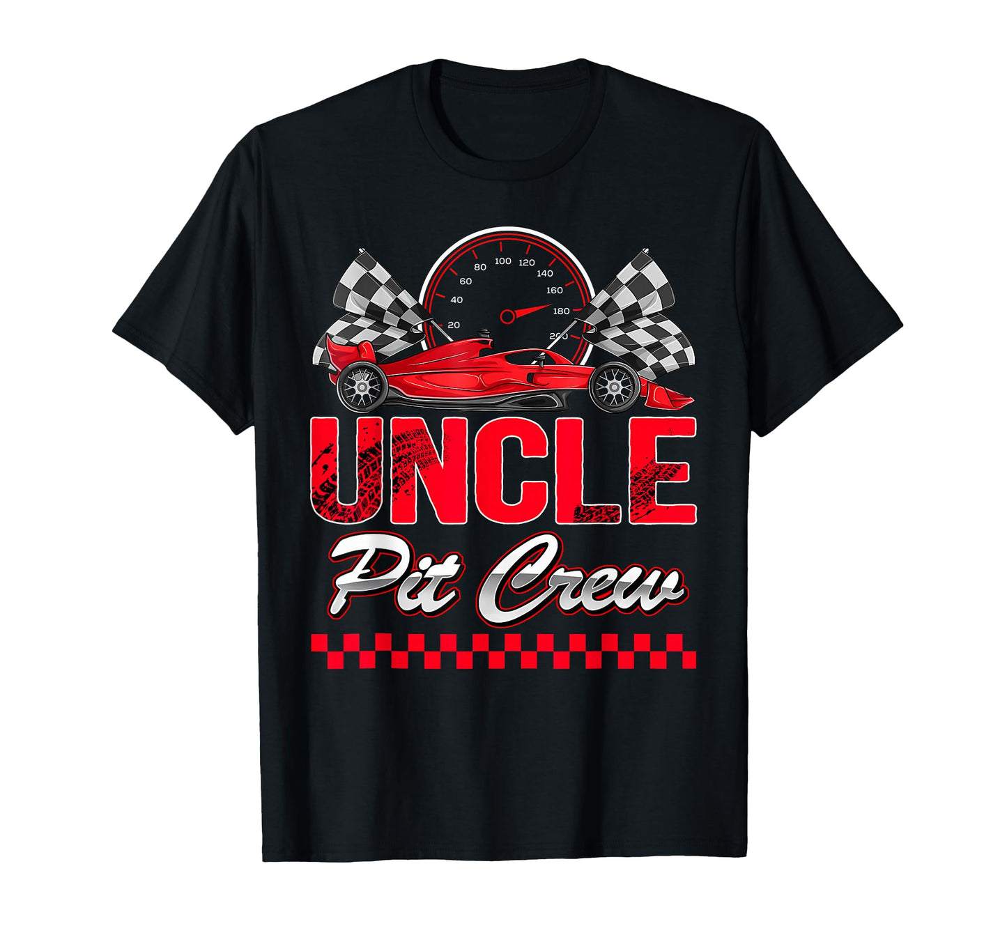 Uncle Pit Crew Racing Family Race Car T-Shirt - Trendy Graphic Men Women - T-Shirt, Sweatshirt, Hoodie