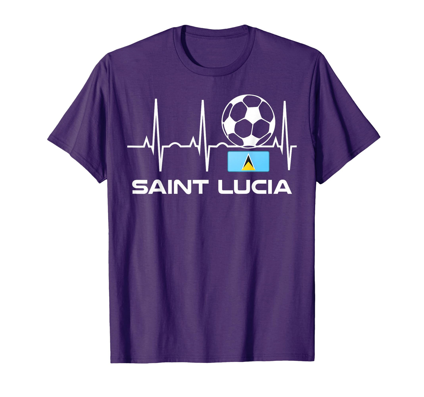 Saint Lucia Soccer Jersey St Lucia T-Shirt - Aesthetic Graphic Unisex - T-Shirt, Sweatshirt, Hoodie