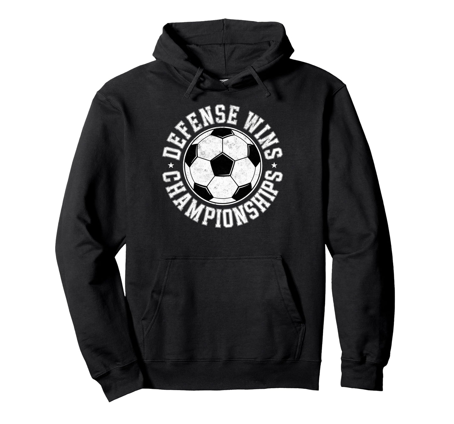 Soccer Defence Player Wins Championships Fan Hoodie - Trendy Graphic Unisex - T-Shirt, Sweatshirt, Hoodie