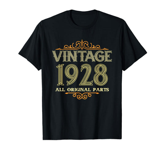 1928 Funny 98 Years Old And 98Th T-Shirt - Aesthetic Graphic Men Women - T-Shirt, Sweatshirt, Hoodie
