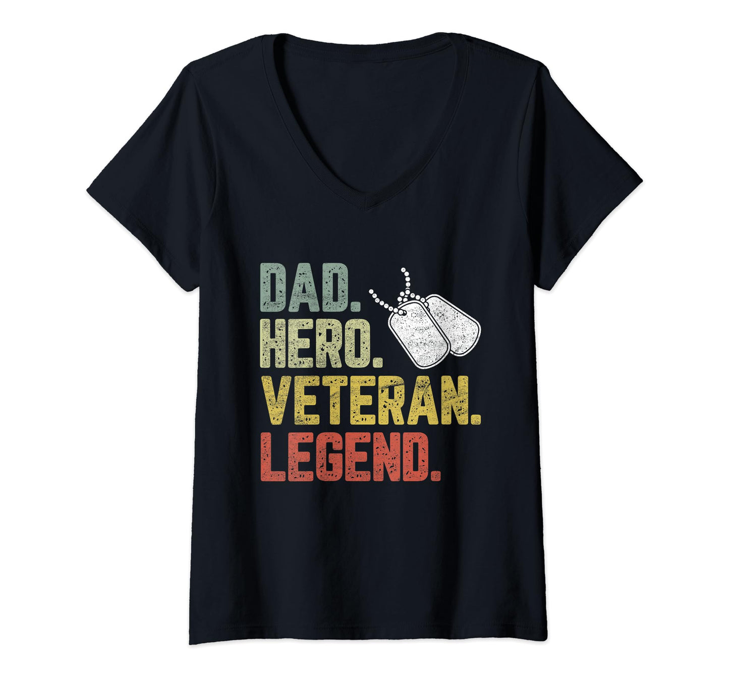 Veteran Dad Gifts Veteran Dad Sweatshirt - Custom Art Print Men Women - T-Shirt, Sweatshirt, Hoodie