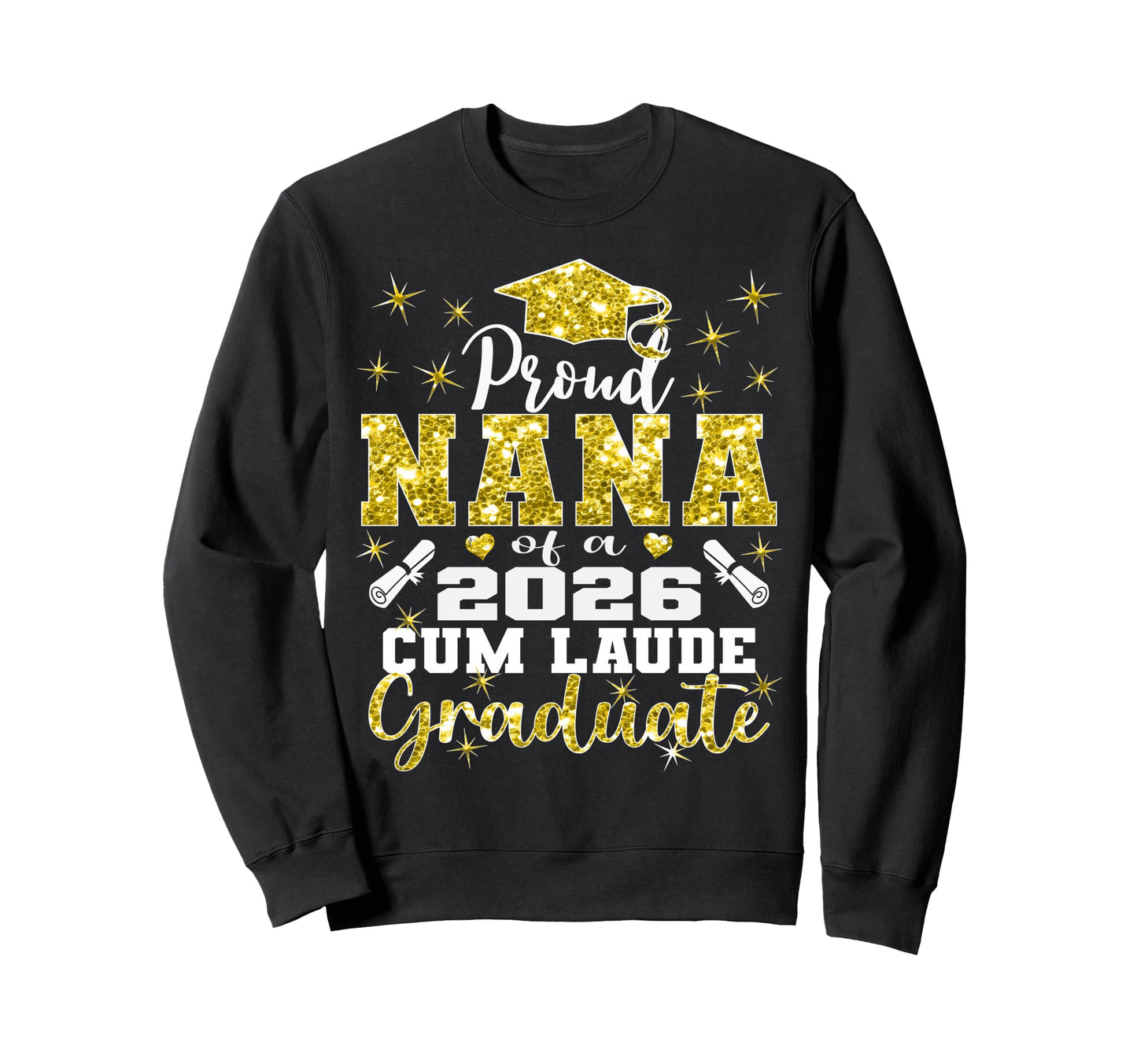 Proud Homie 2026 Cum Laude Sweatshirt - Casual Everyday Wear Unisex - T-Shirt, Sweatshirt, Hoodie