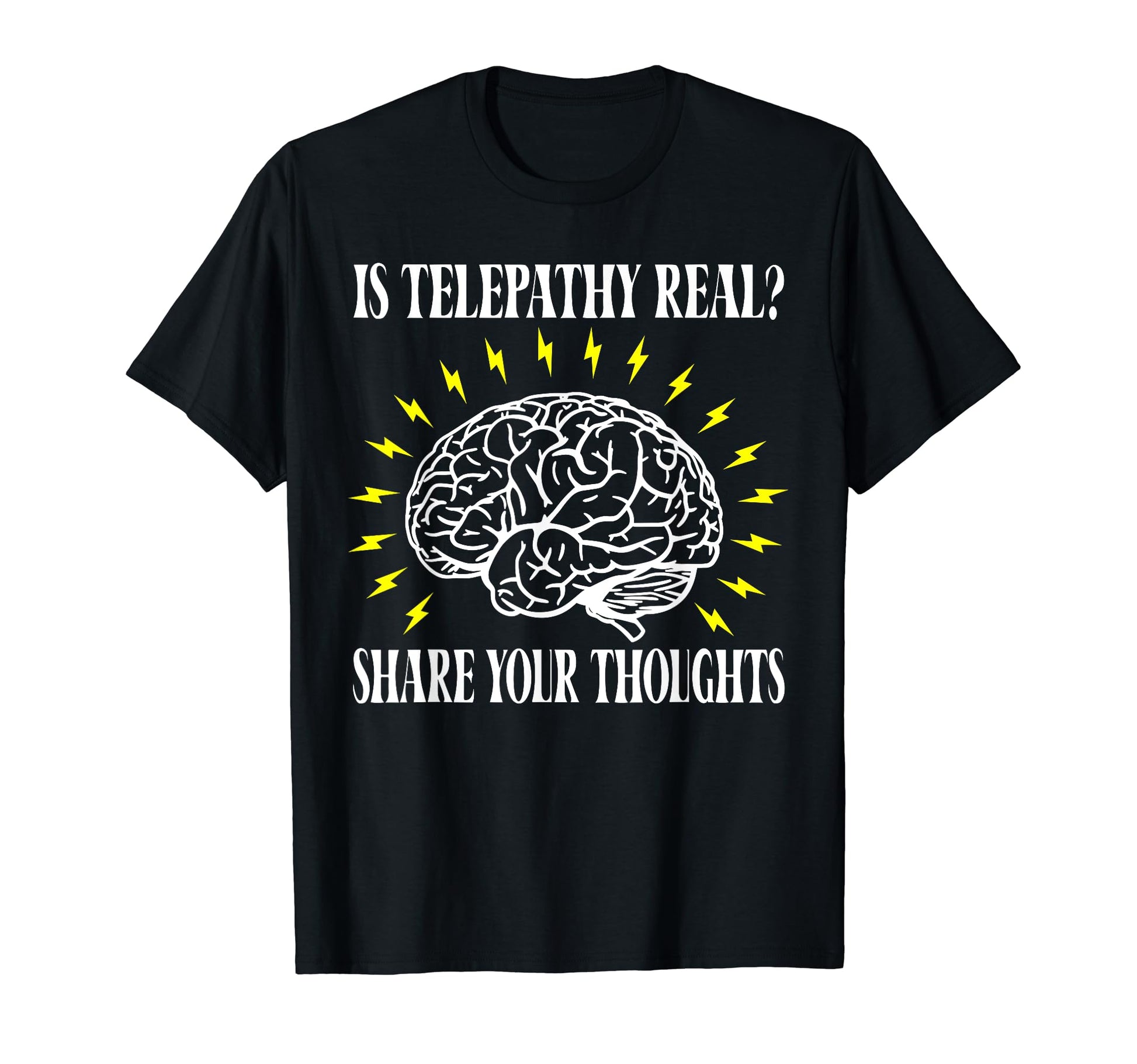 Is Telepathy Real Funny Esp Psychic T-Shirt - Aesthetic Graphic Men Women - T-Shirt, Sweatshirt, Hoodie