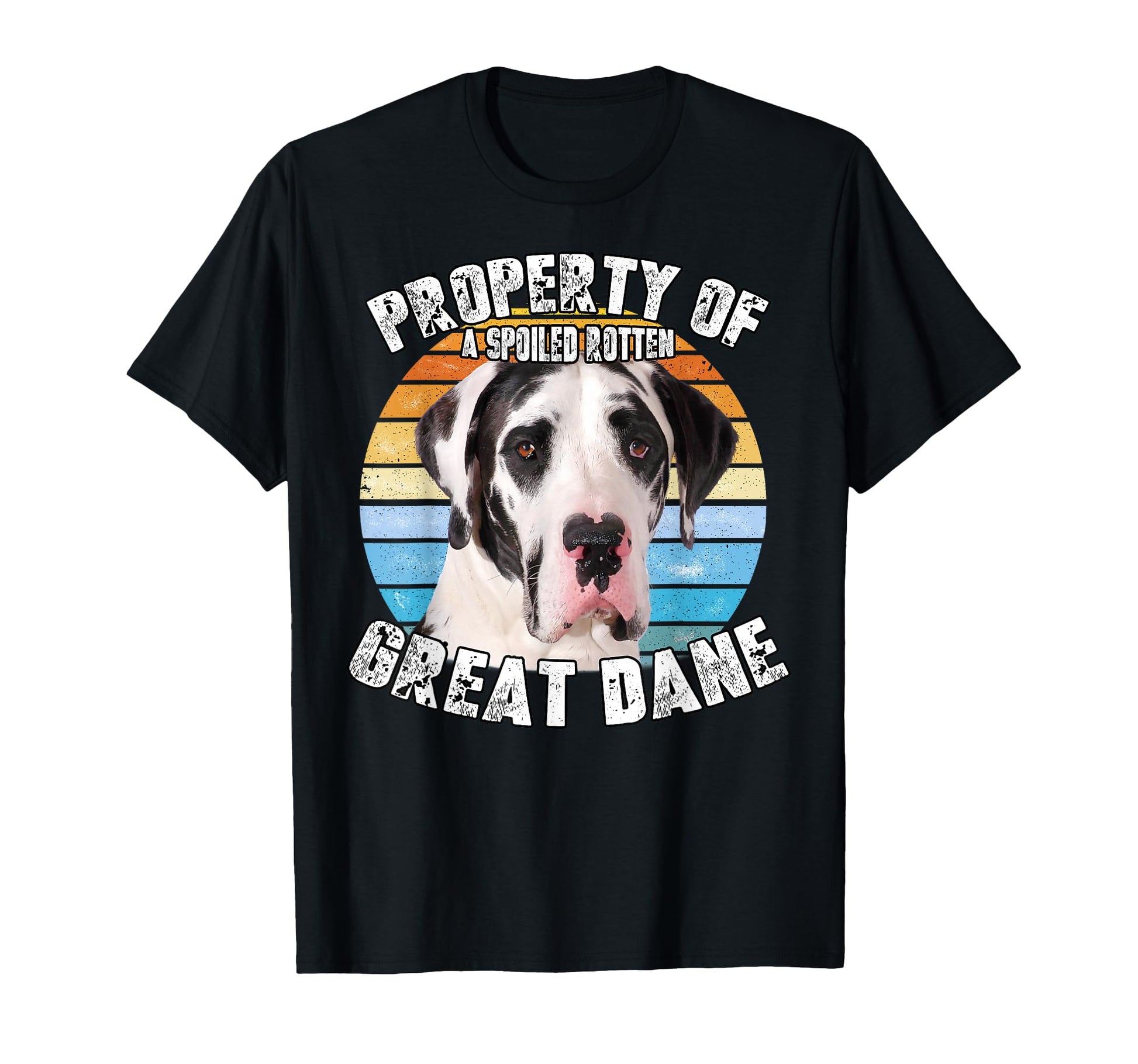 Great Dane Harlequin Property T-Shirt - Casual Everyday Wear Unisex - T-Shirt, Sweatshirt, Hoodie