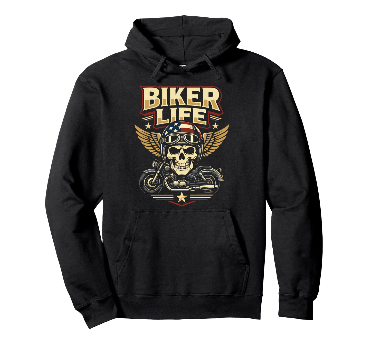 Motorcycle Biker Biker Life Hoodie - Unique Graphic Men Women - T-Shirt, Sweatshirt, Hoodie