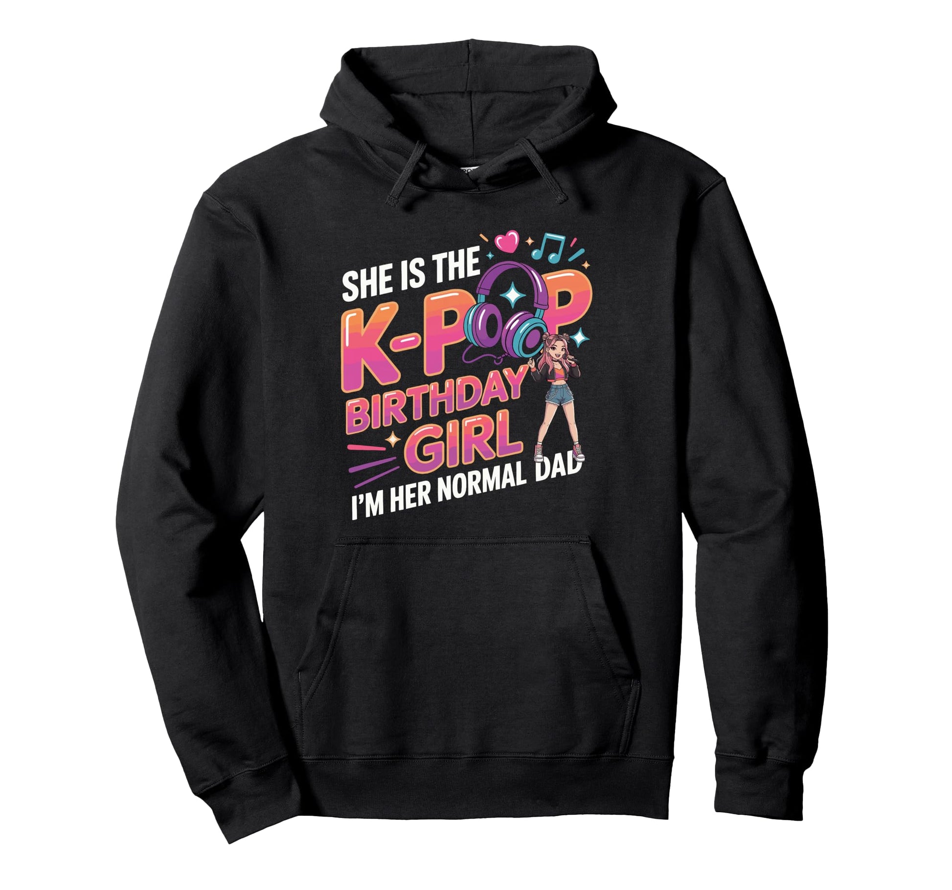 K Pop Birthday Outfit Korean Music Dad Hoodie - Unique Graphic for Adults - T-Shirt, Sweatshirt, Hoodie