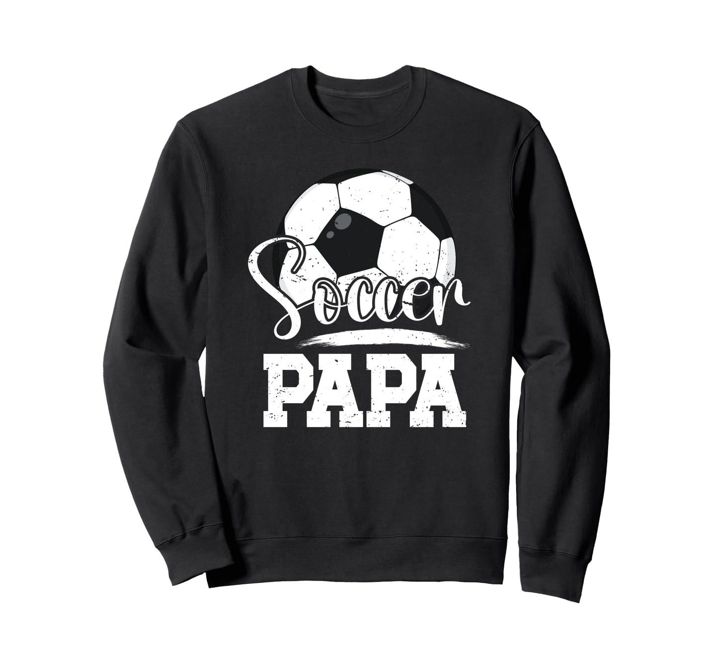 Soccer Papa Grandpa Papa Soccer Sweatshirt - Custom Art Print Unisex - T-Shirt, Sweatshirt, Hoodie