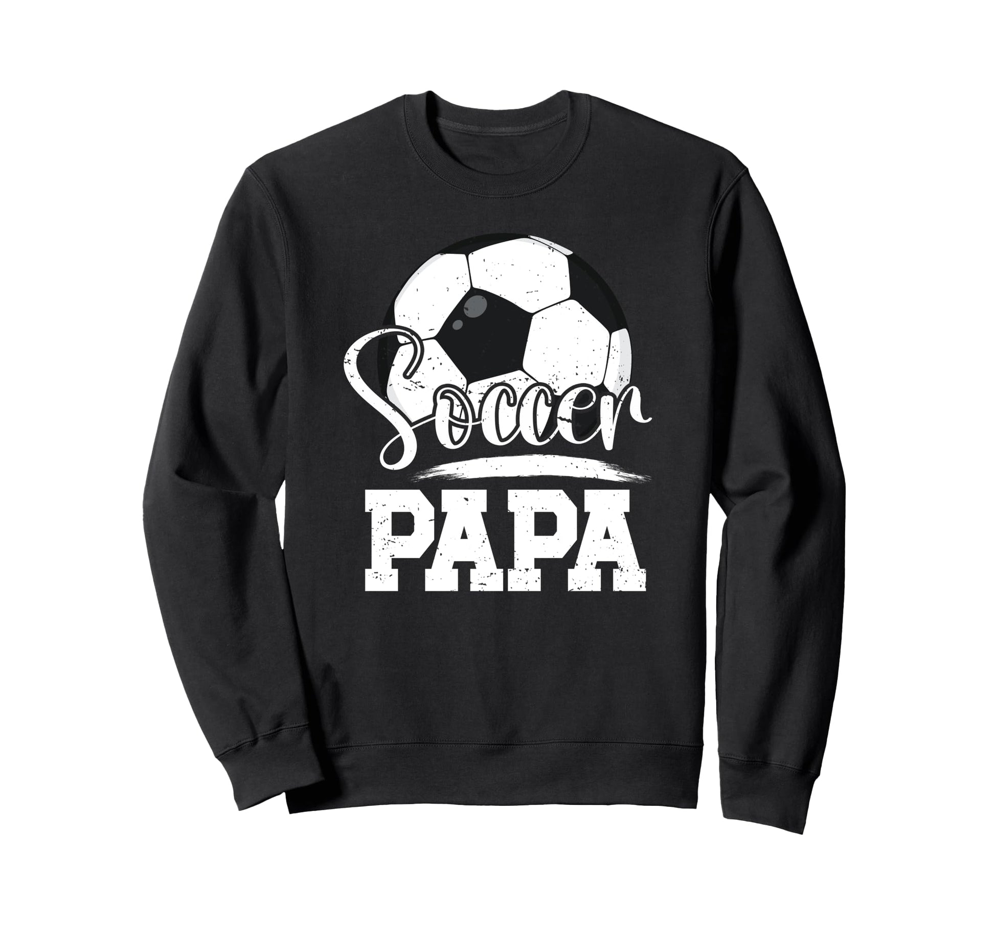 Soccer Papa Grandpa Papa Soccer Sweatshirt - Custom Art Print Unisex - T-Shirt, Sweatshirt, Hoodie