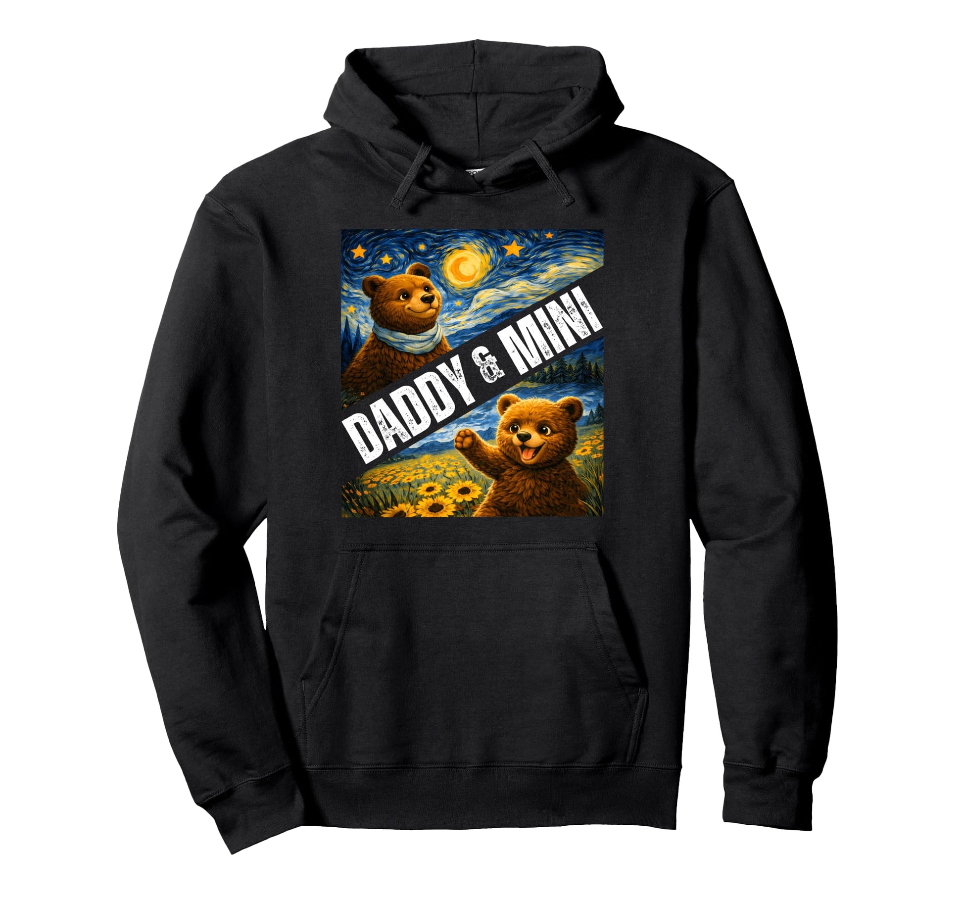 Daddy Mini Bear Matching Fathers Day Hoodie - Aesthetic Graphic Unisex - T-Shirt, Sweatshirt, Hoodie