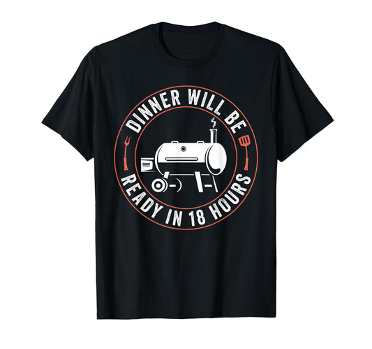 Bbq Dad Funny Smoking Meat Smoker T-Shirt - Minimalist Print for Adults - T-Shirt, Sweatshirt, Hoodie