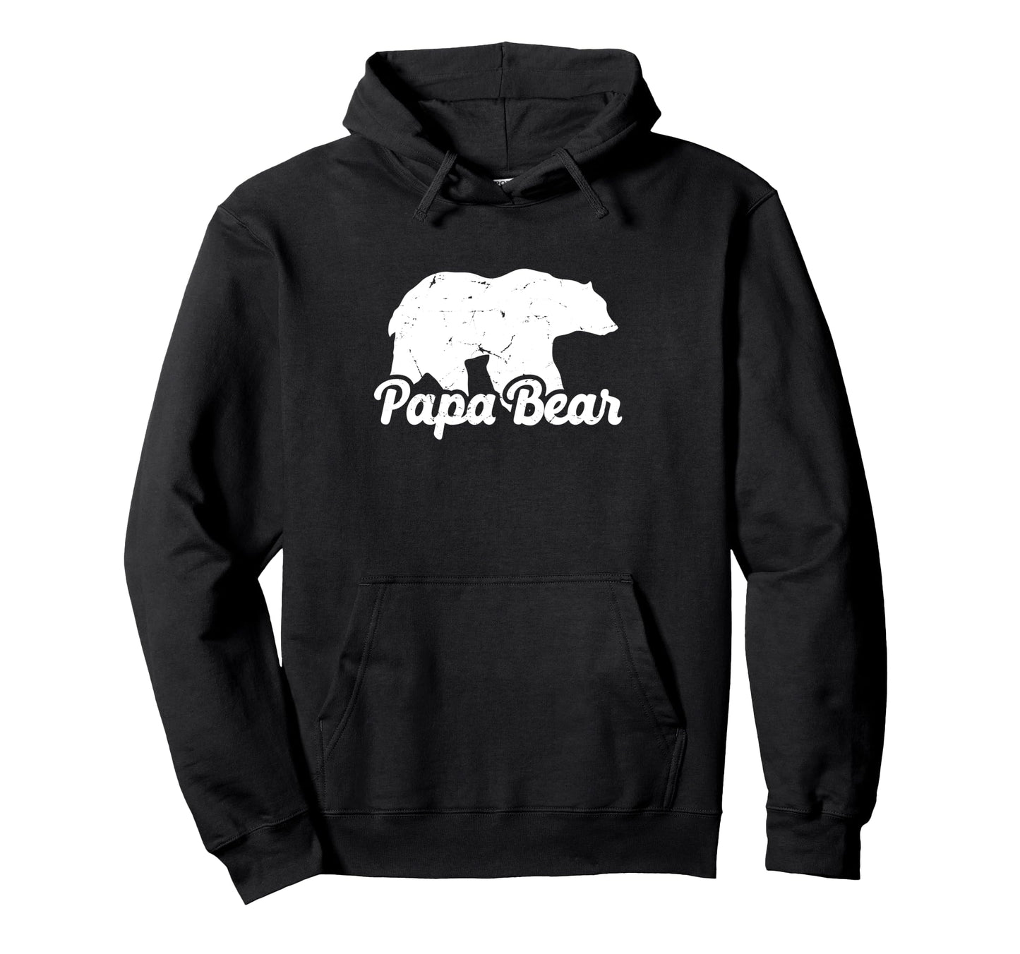 Papabear Papa Bear Daddy Dad Fathers Day Hoodie - Aesthetic Graphic Unisex - T-Shirt, Sweatshirt, Hoodie