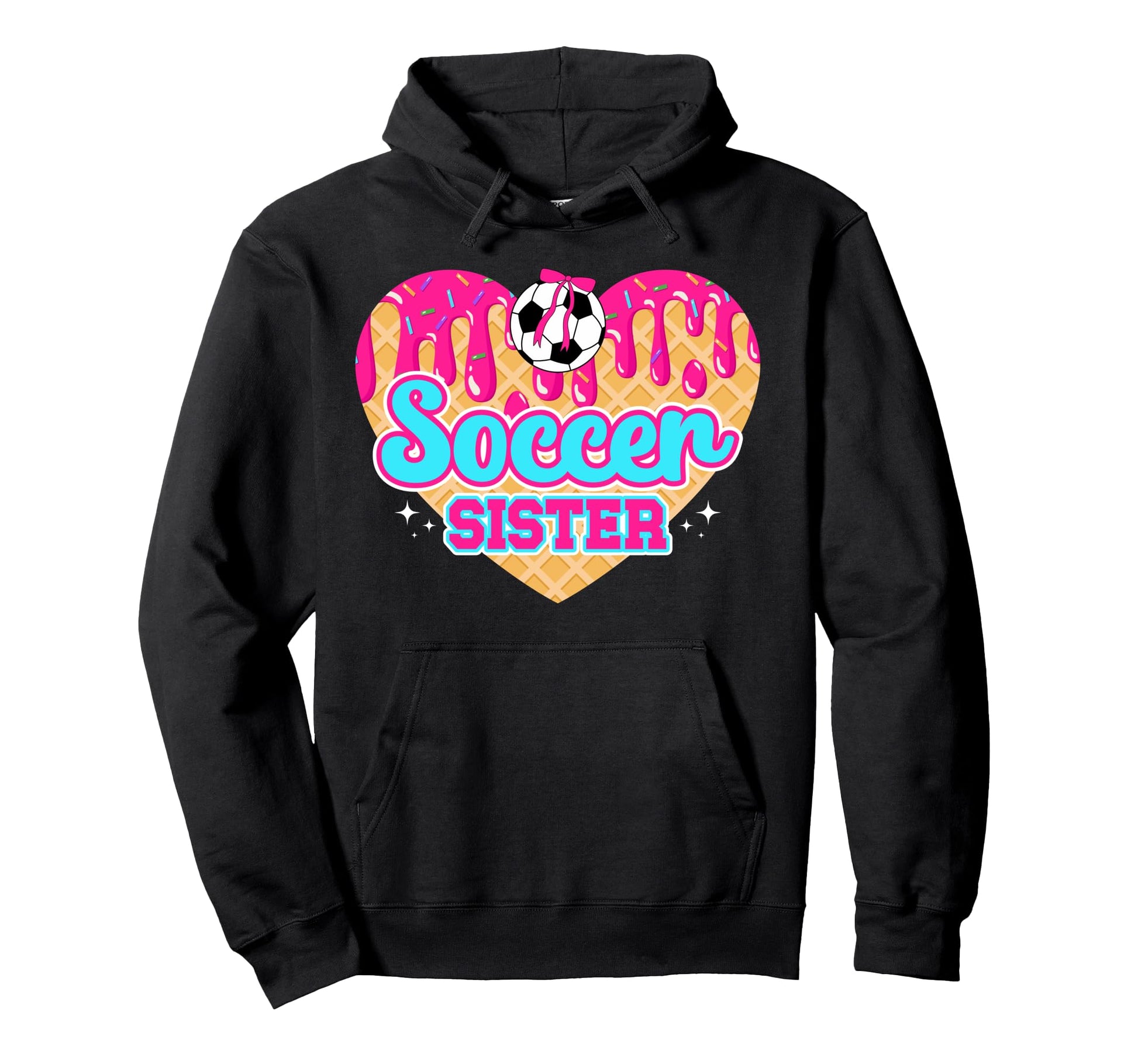 Soccer Sister Drip Soccer Players Sister Hoodie - Minimalist Print Unisex - T-Shirt, Sweatshirt, Hoodie