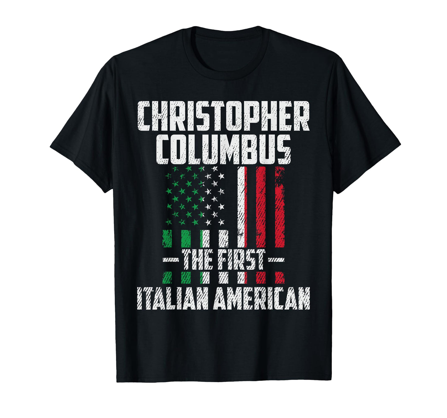 Christopher Columbus First Italian T-Shirt - Custom Art Print Unisex - T-Shirt, Sweatshirt, Hoodie