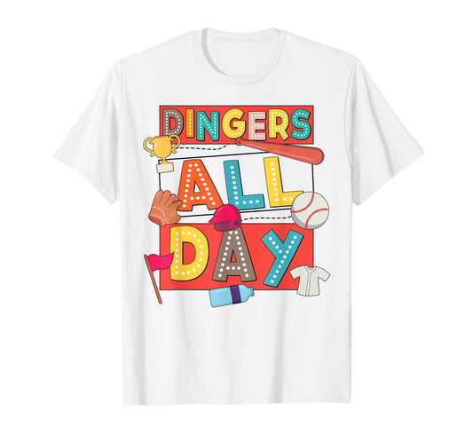 Baseball Mom Dad Biggest Fan Game Day T-Shirt - Graphic Print Men Women - T-Shirt, Sweatshirt, Hoodie