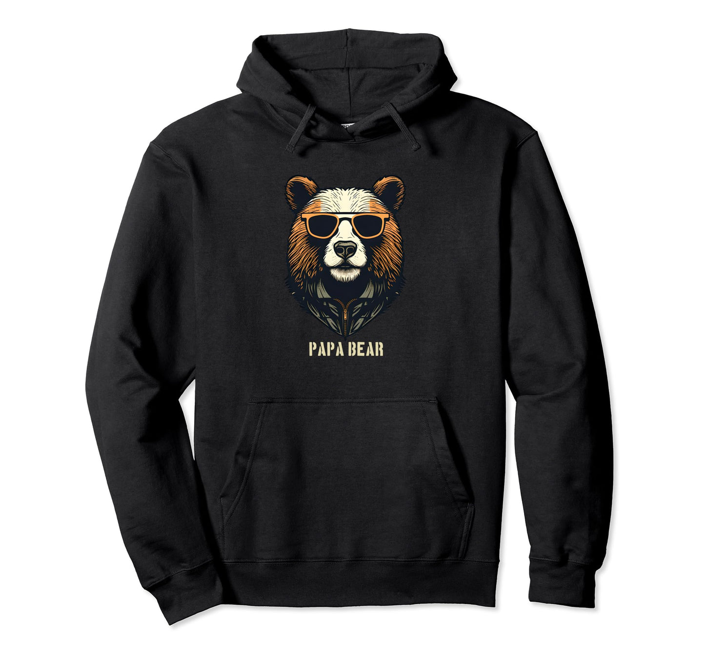 Papa Bear Dad Hoodie - Unique Graphic Unisex - T-Shirt, Sweatshirt, Hoodie