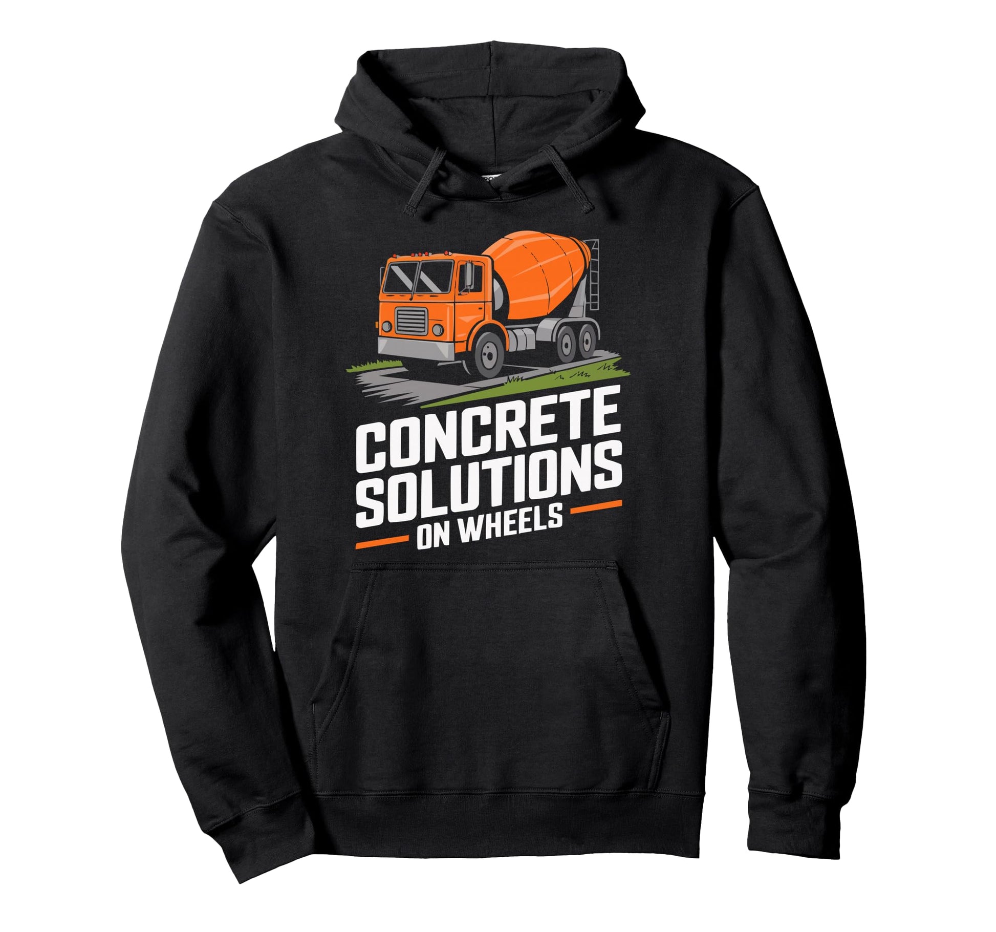 Concrete Mixer Truck Driver Truck Hoodie - Aesthetic Graphic for Adults - T-Shirt, Sweatshirt, Hoodie