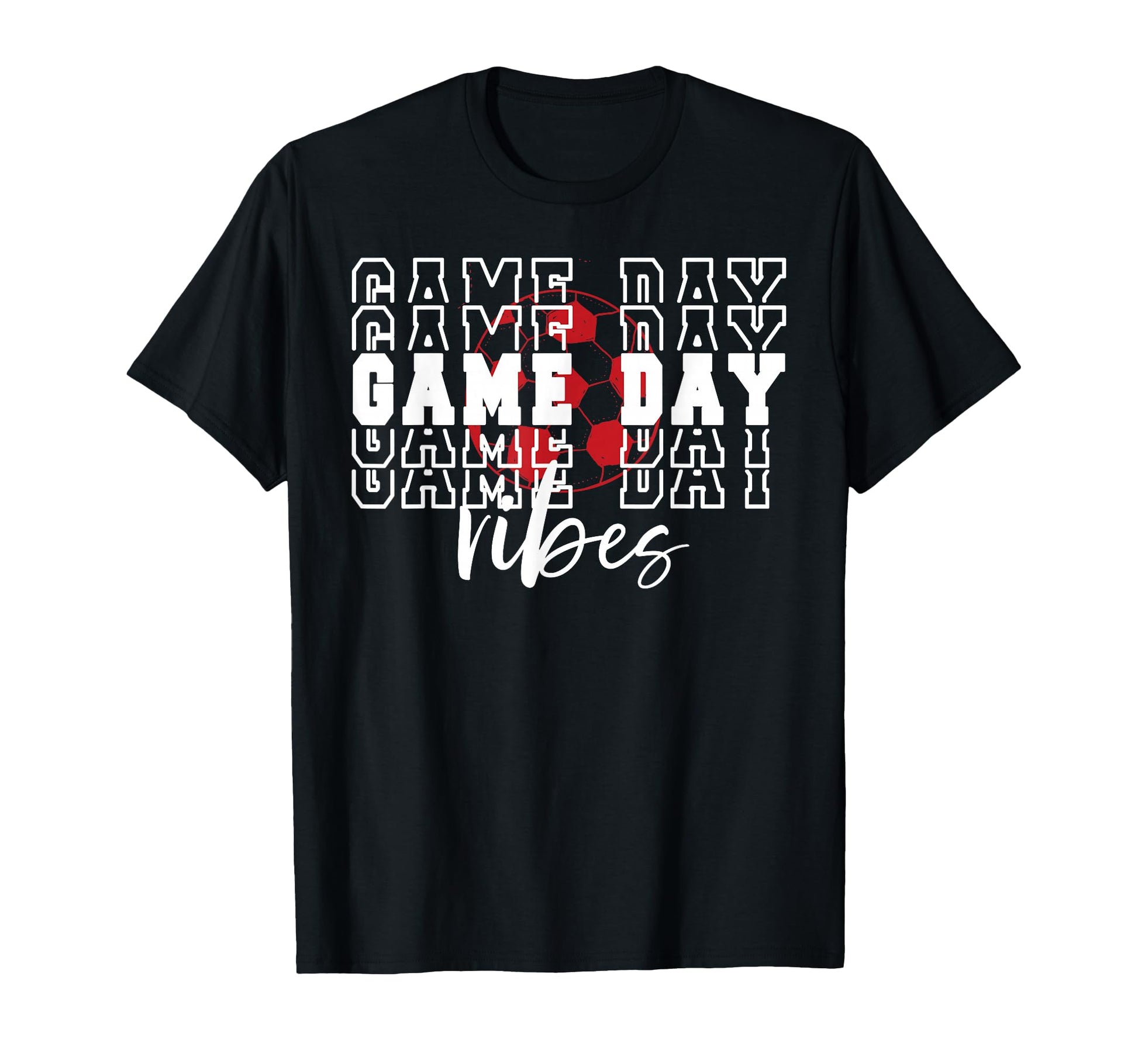 Game Day Vibes Soccer Game Day T-Shirt - Unique Graphic for Adults - T-Shirt, Sweatshirt, Hoodie