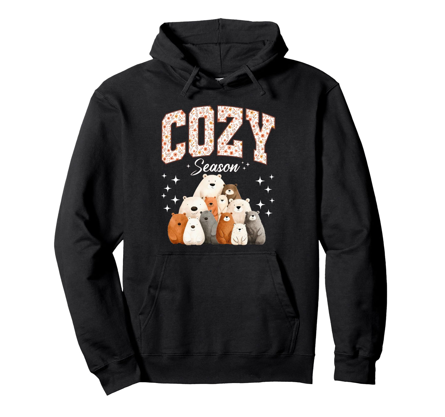 Bear Family 12 Couple Mom Dad Children Hoodie - Novelty Apparel for Adults - T-Shirt, Sweatshirt, Hoodie