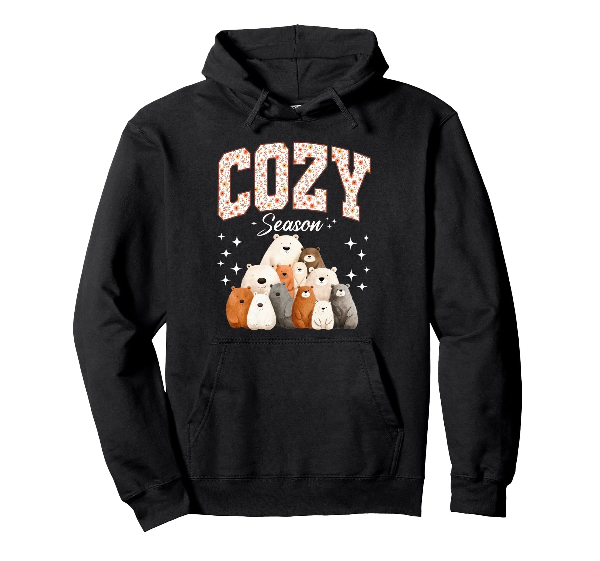 Bear Family 12 Couple Mom Dad Children Hoodie - Novelty Apparel for Adults - T-Shirt, Sweatshirt, Hoodie