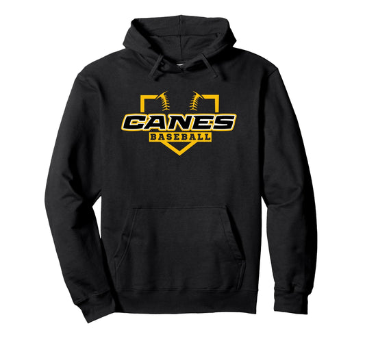 As Canes Baseball Sports Hoodie - Custom Art Print Men Women - T-Shirt, Sweatshirt, Hoodie