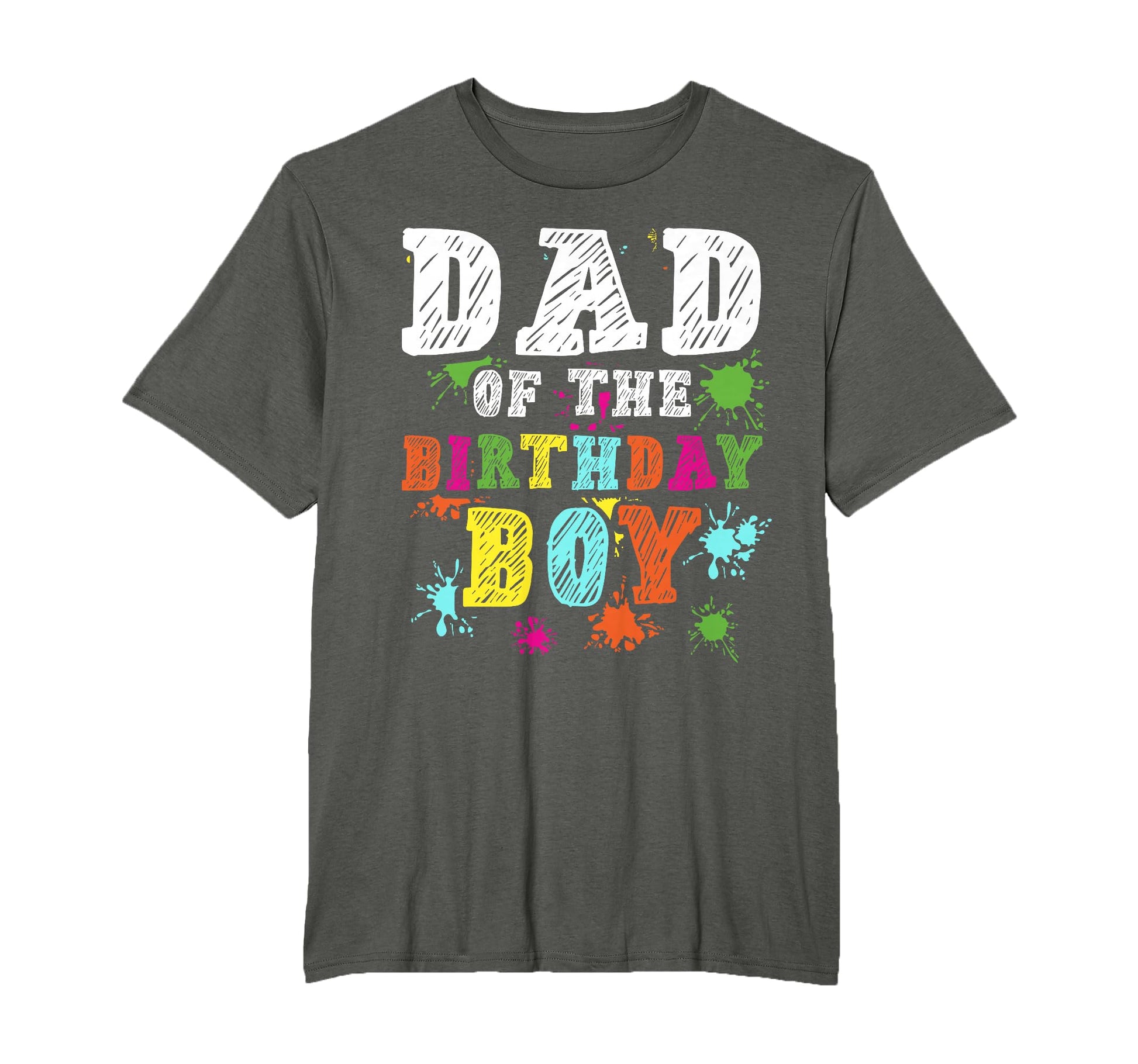 Messy Art Birthday Paint Party T-Shirt - Minimalist Print for Adults - T-Shirt, Sweatshirt, Hoodie