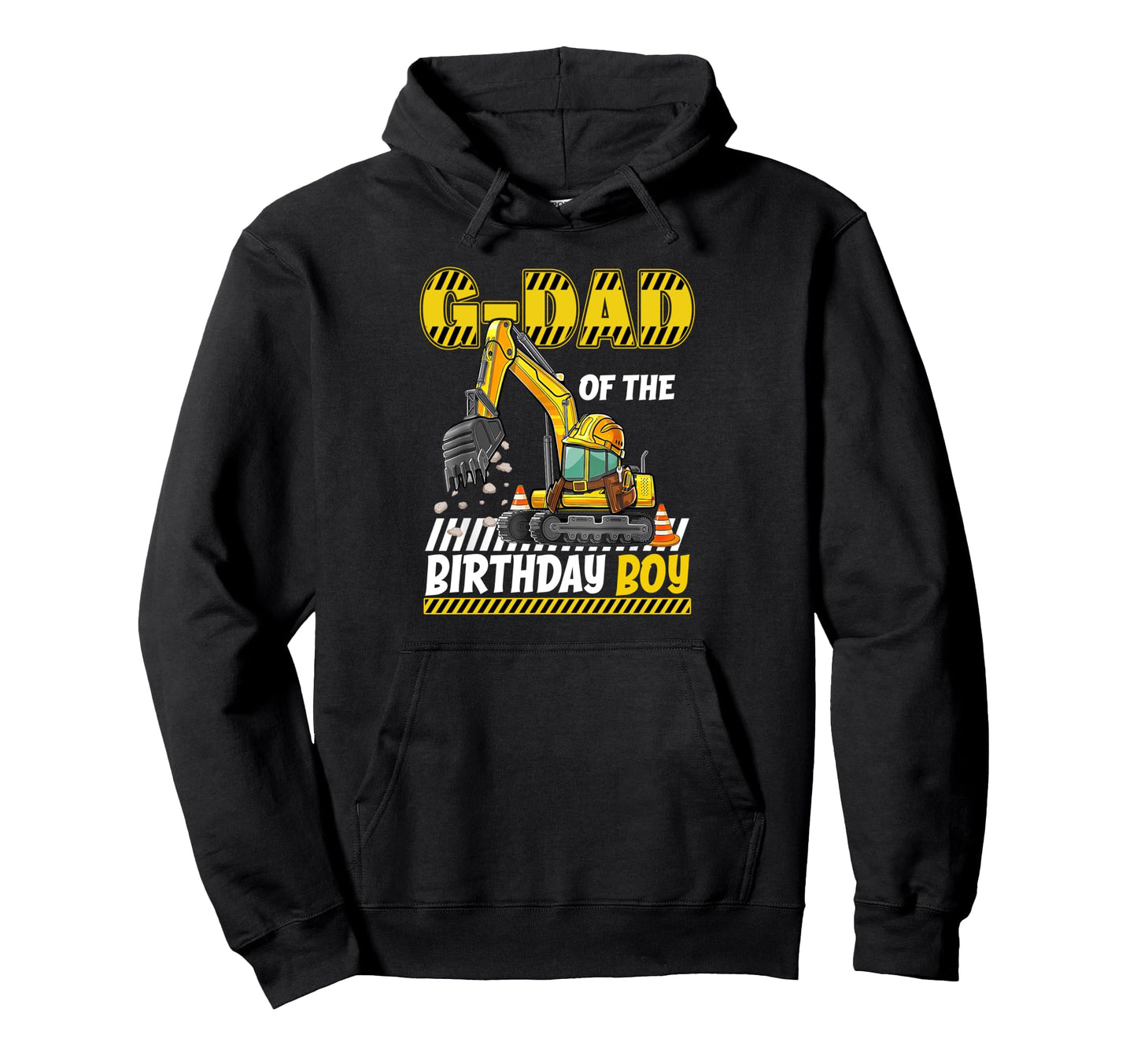 G Dad Birthday Construction Worker Hoodie - Aesthetic Graphic Men Women - T-Shirt, Sweatshirt, Hoodie