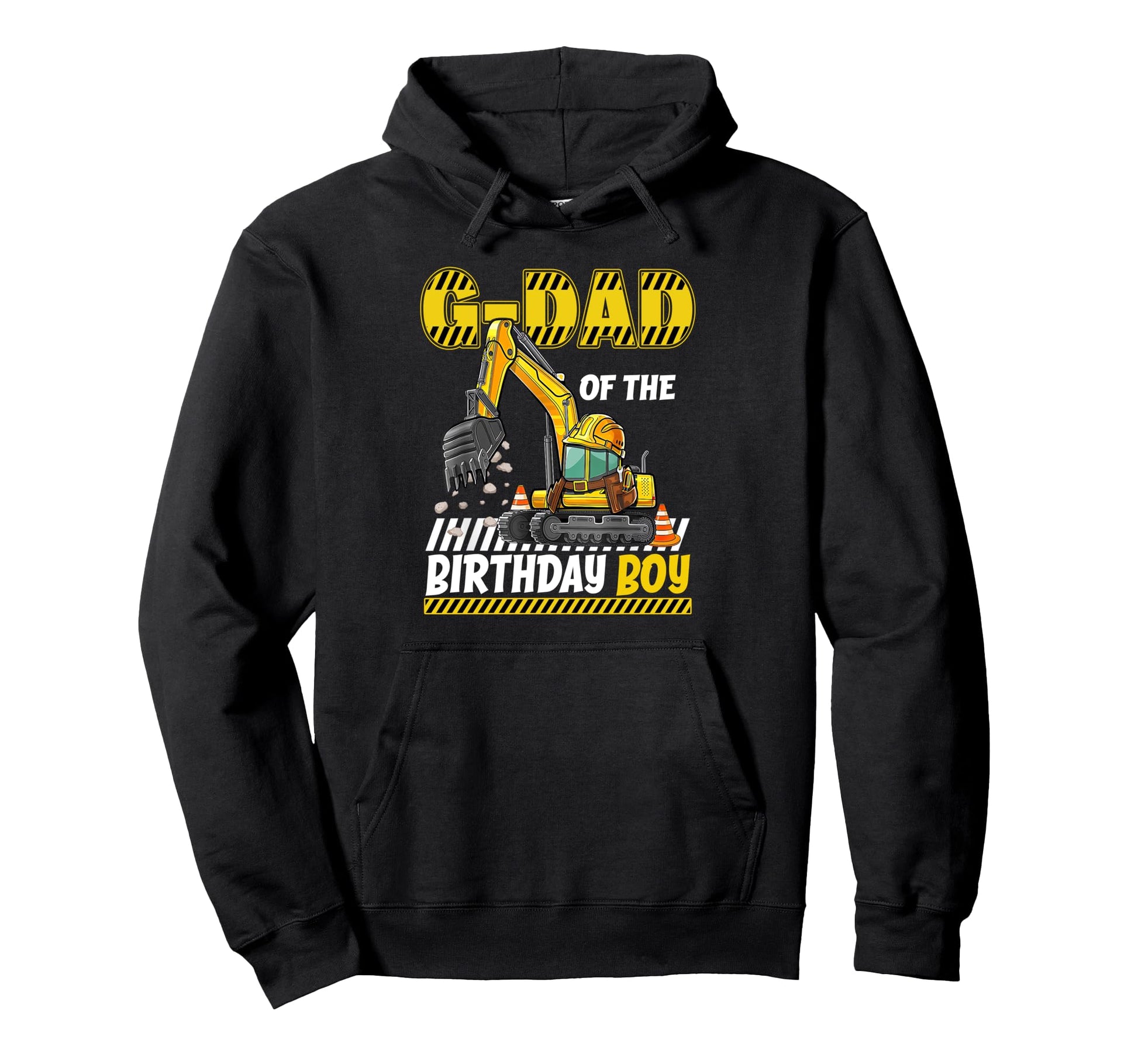 G Dad Birthday Construction Worker Hoodie - Aesthetic Graphic Men Women - T-Shirt, Sweatshirt, Hoodie