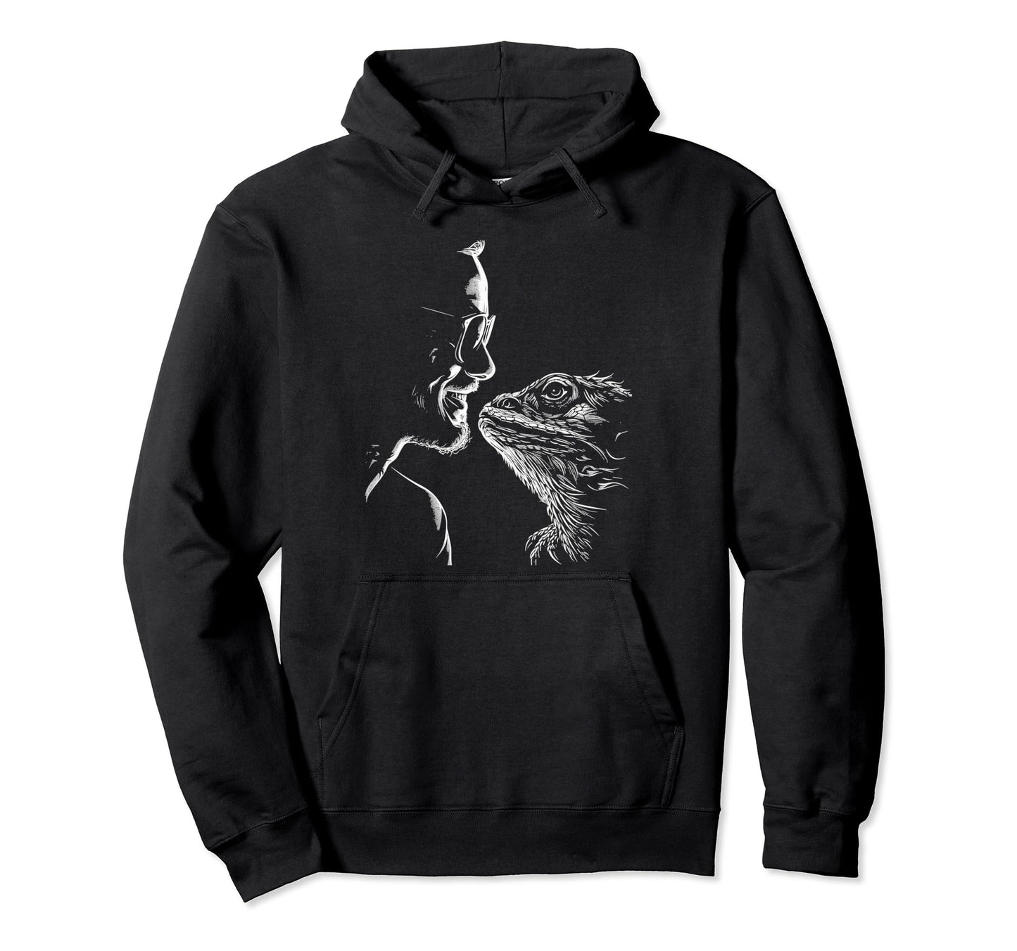 Bearded Dragon Dad Tiny Dinosaur Reptile Hoodie - Unique Graphic Unisex - T-Shirt, Sweatshirt, Hoodie