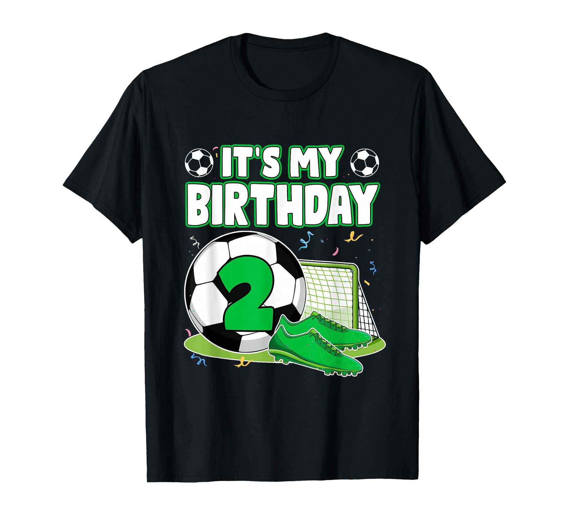 Its My 2Nd Birthday Soccer Party 2 Year T-Shirt - Unique Graphic Men Women - T-Shirt, Sweatshirt, Hoodie