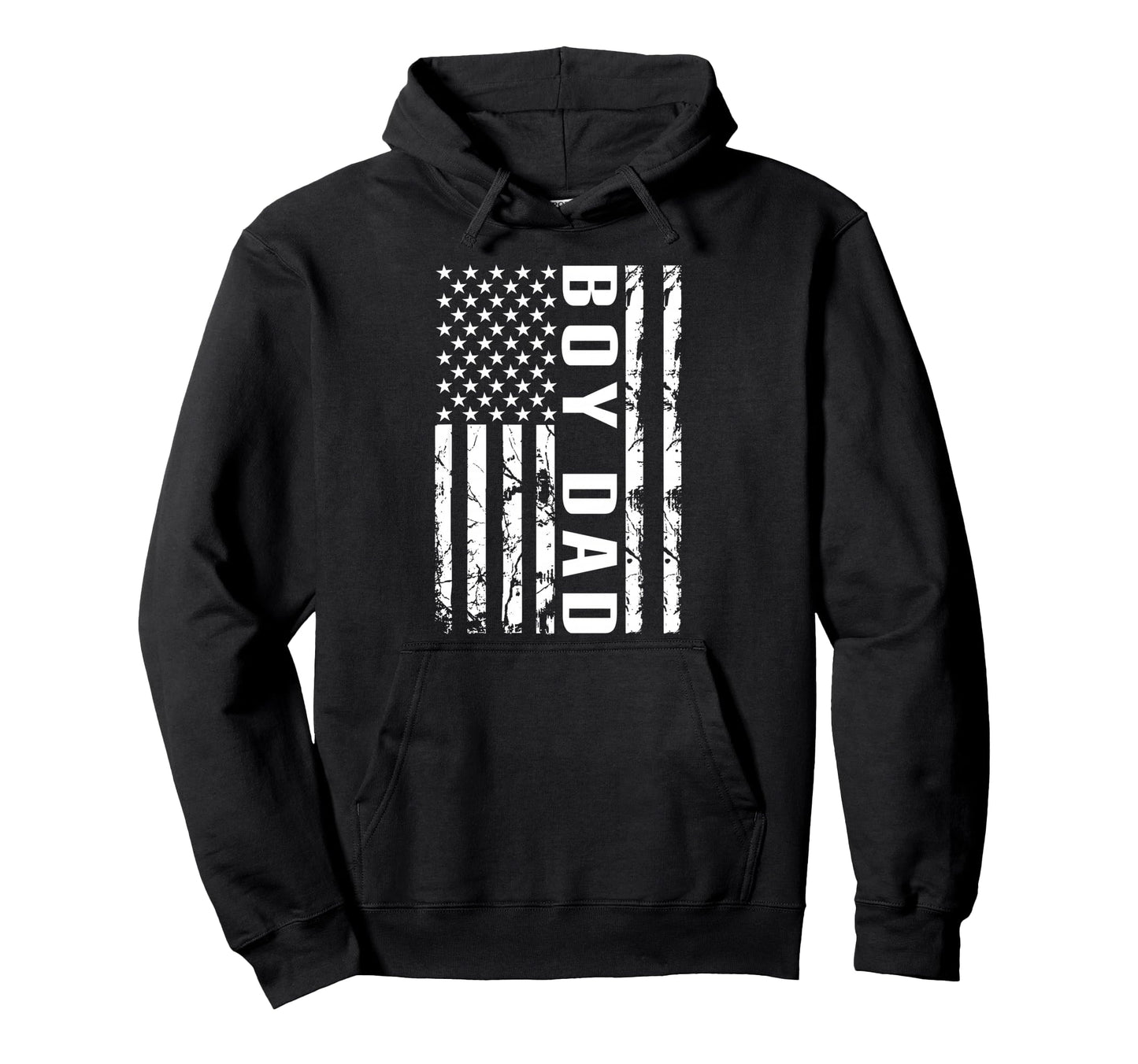 Dad Us Flag Proud Dad Dad Fathers Day Hoodie - Casual Everyday Wear Unisex - T-Shirt, Sweatshirt, Hoodie